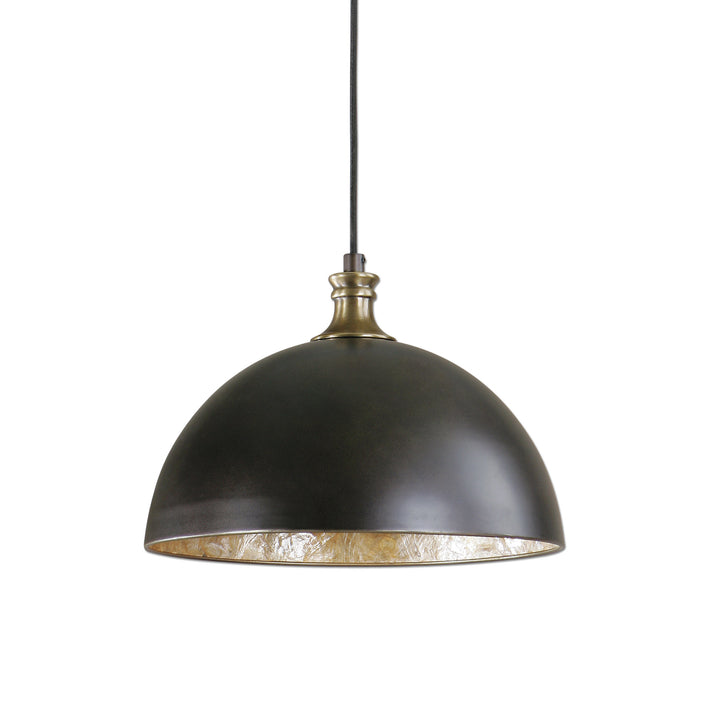 Uttermost Placuna 1 Light Bronze Pendant Pendants Uttermost   