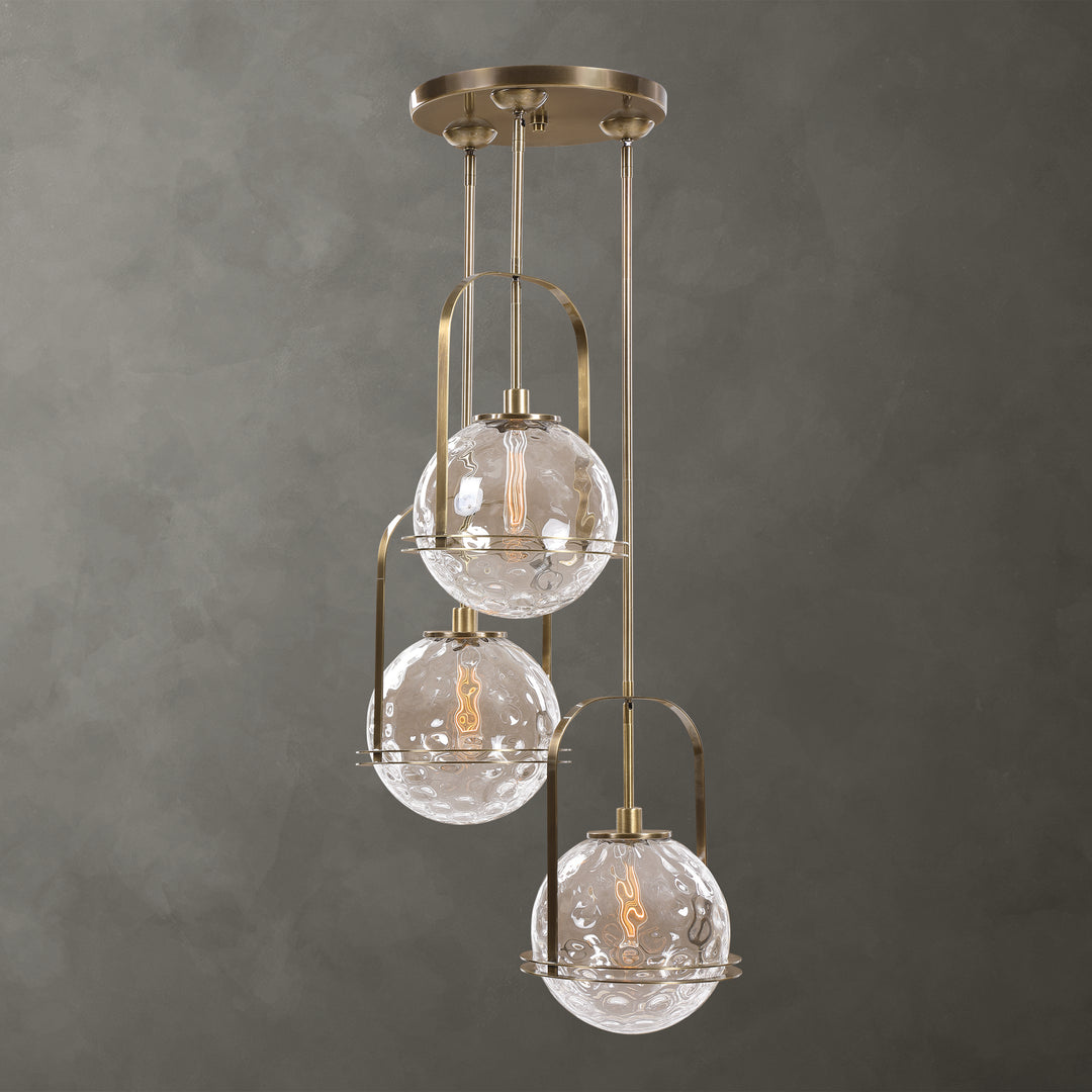 Uttermost Mimas 3 Light Cluster Pendant Pendants Uttermost   