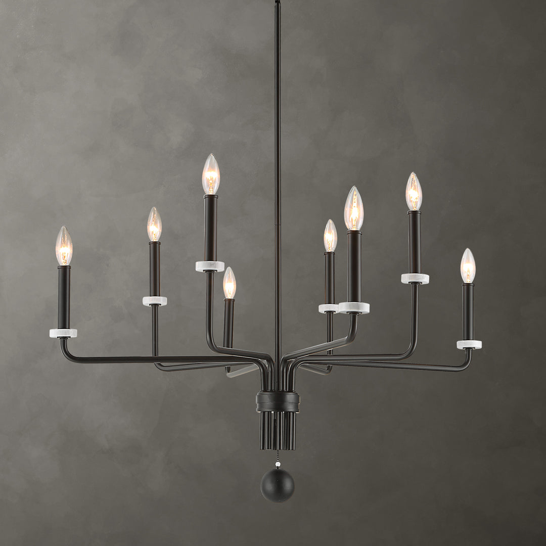 Uttermost Ebony Chandelier Chandeliers Uttermost   