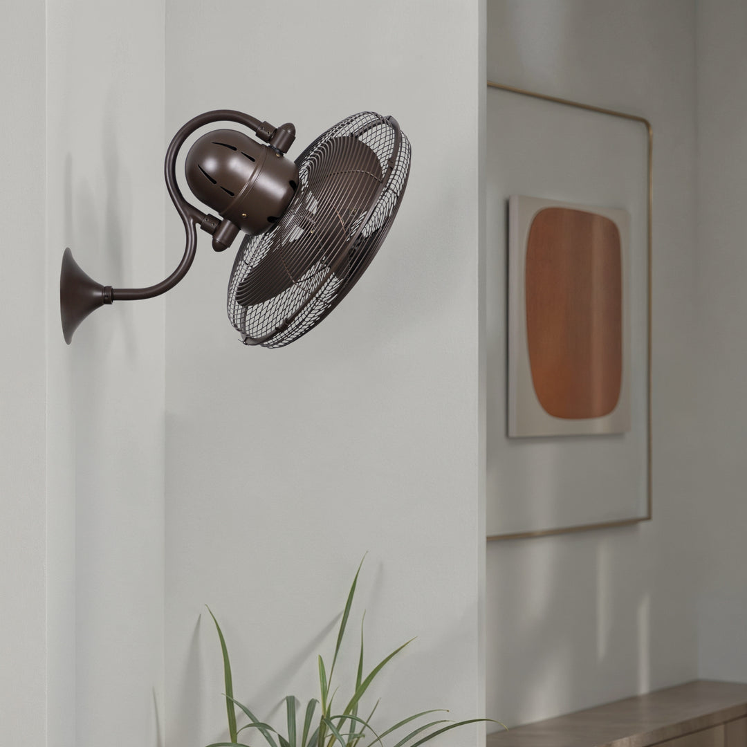 Matthews Fan Company Laura Oscillating Wall Fan