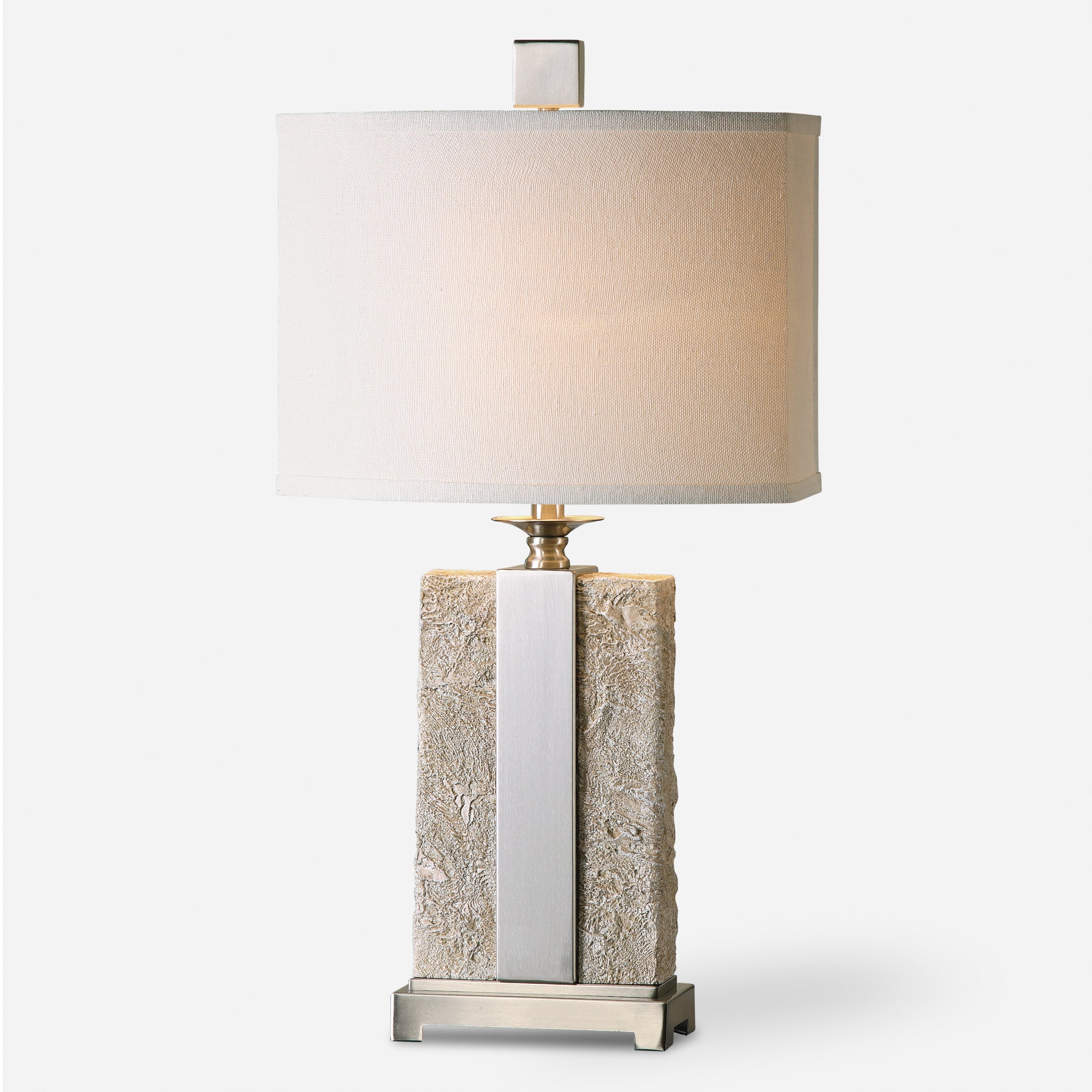 Uttermost Bonea Stone Ivory Table Lamps