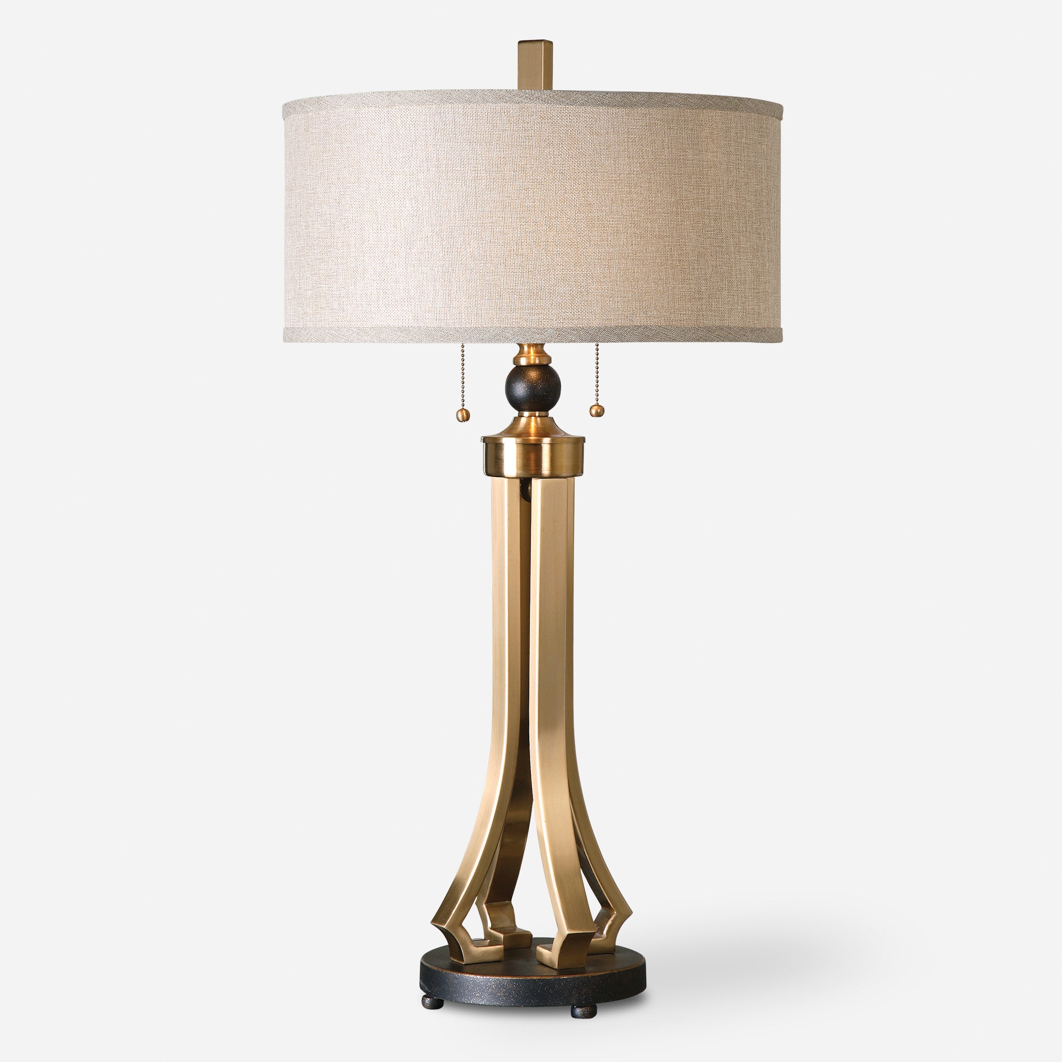 Uttermost Selvino Brushed Brass Table Lamps