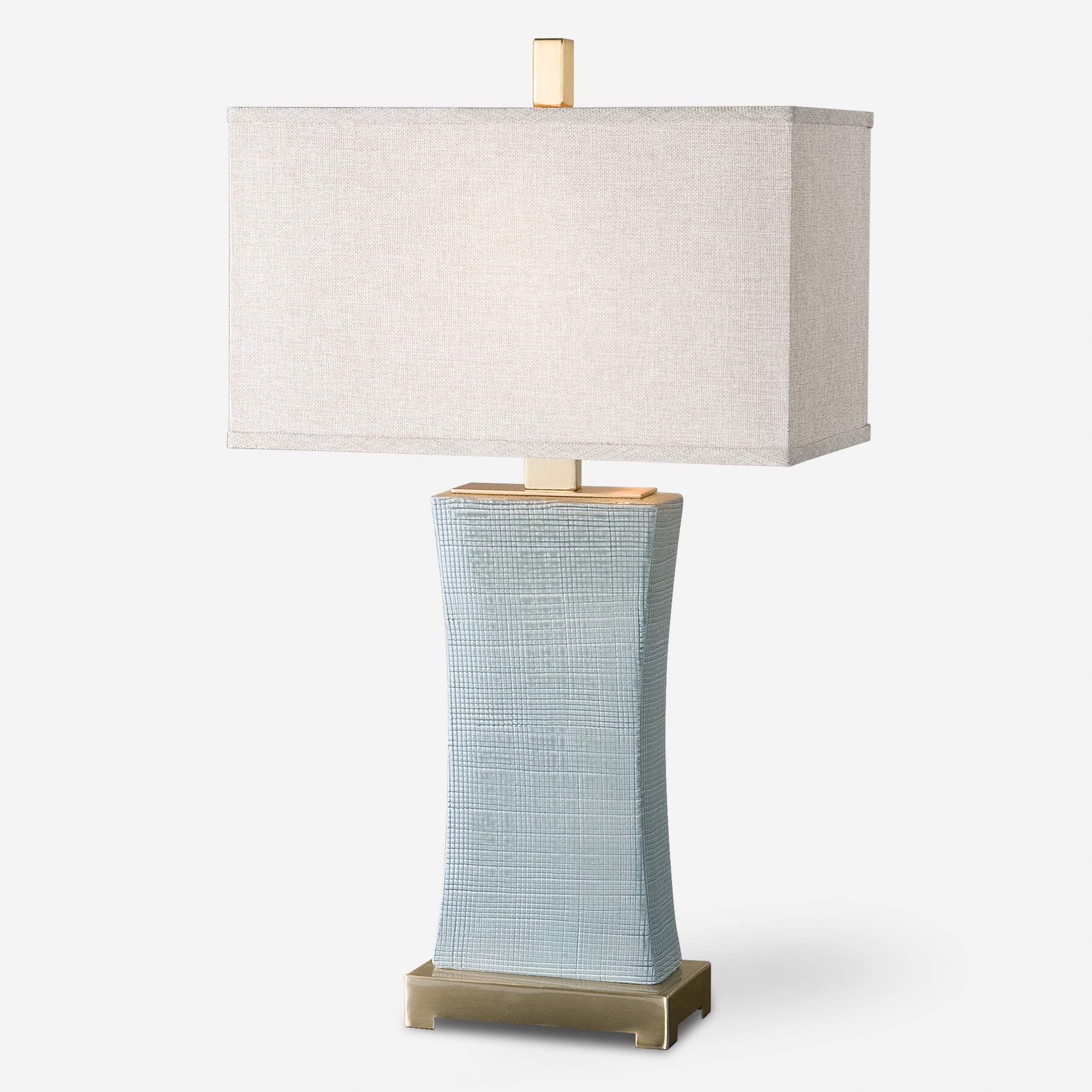 Uttermost Cantarana Blue Gray Table Lamps