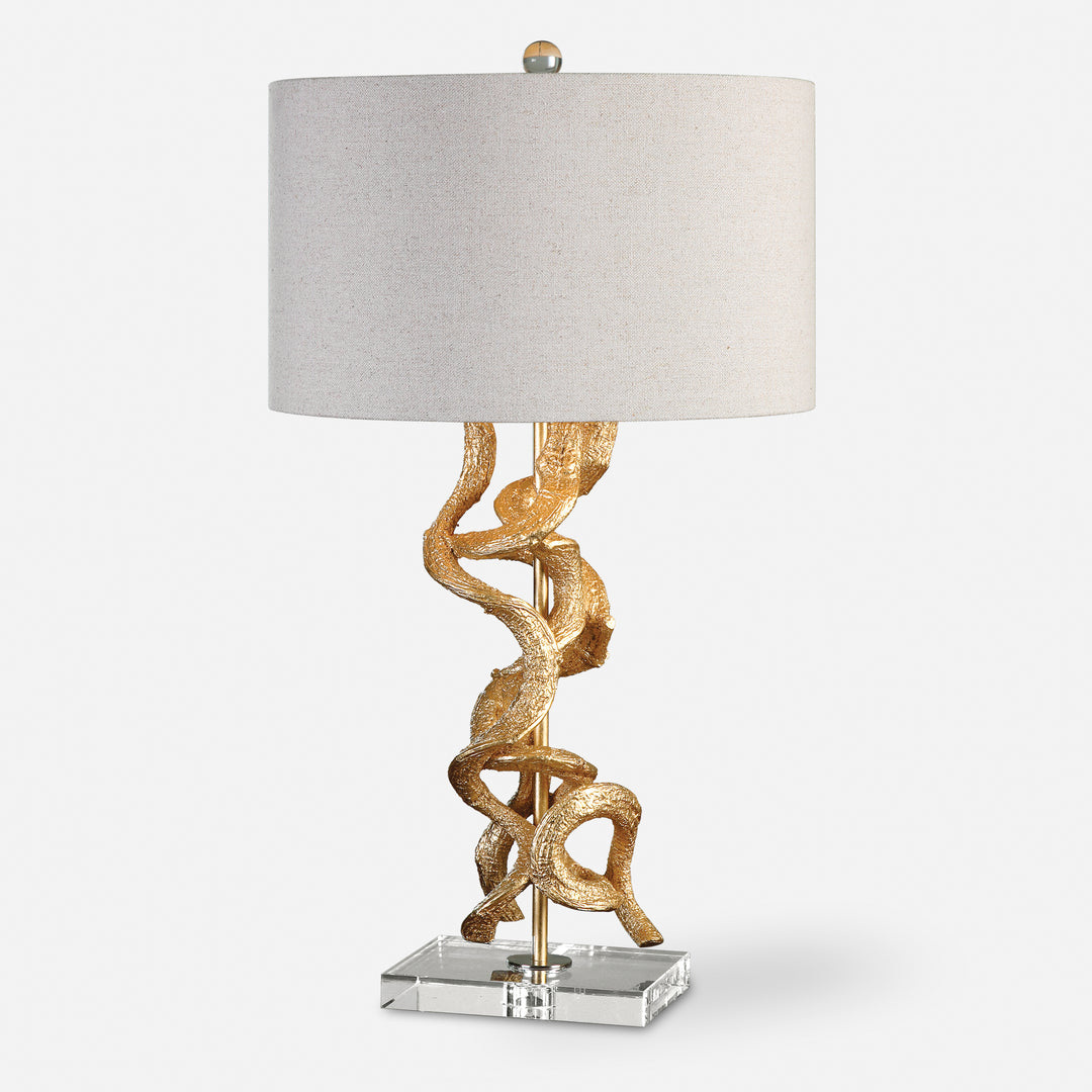 Uttermost Twisted Vines Gold Table Lamp Table Lamps Uttermost   