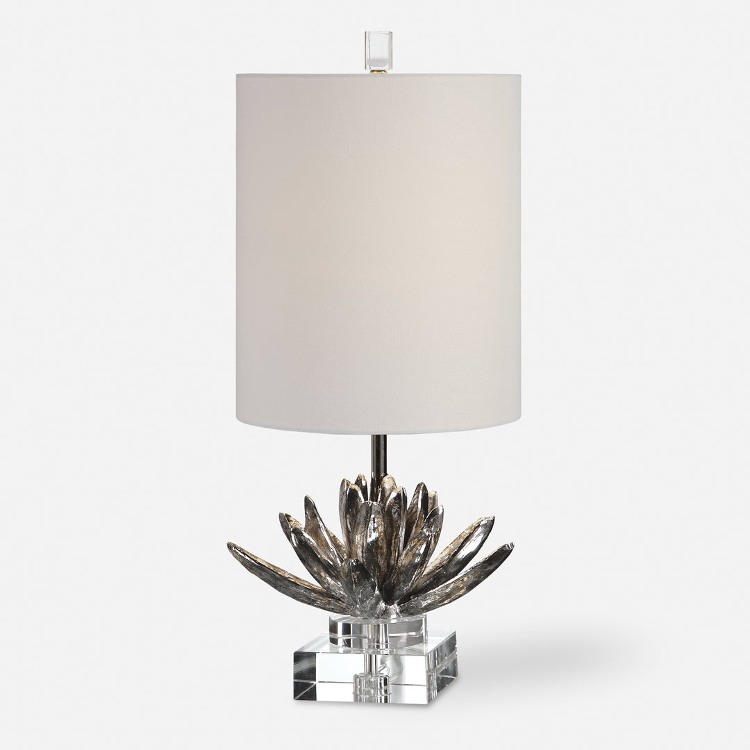 Uttermost Silver Lotus Silver Lotus Accent Lamp Table Lamps Uttermost   