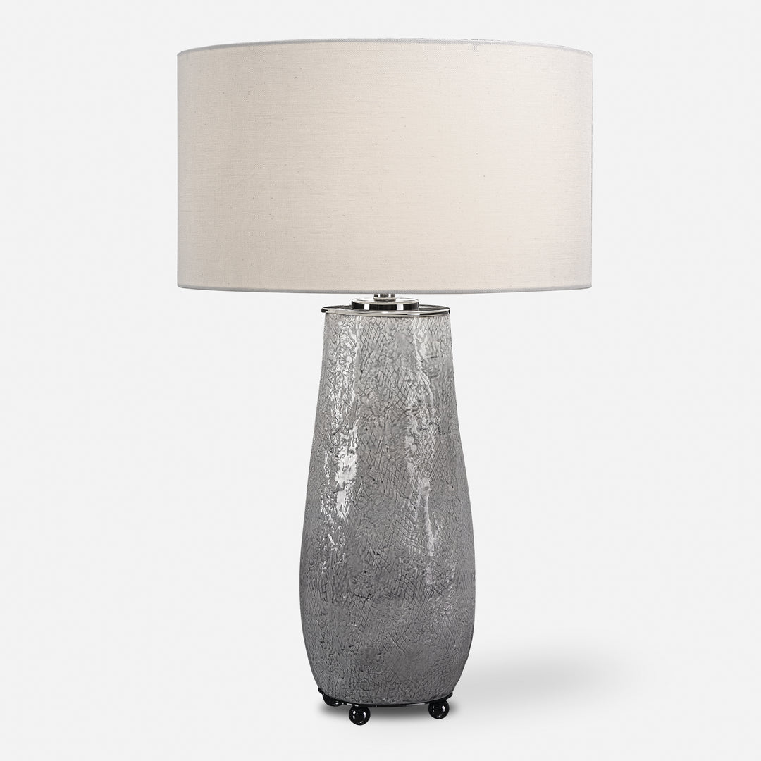 Uttermost Balkana Aged Gray Table Lamps Table Lamps Uttermost   