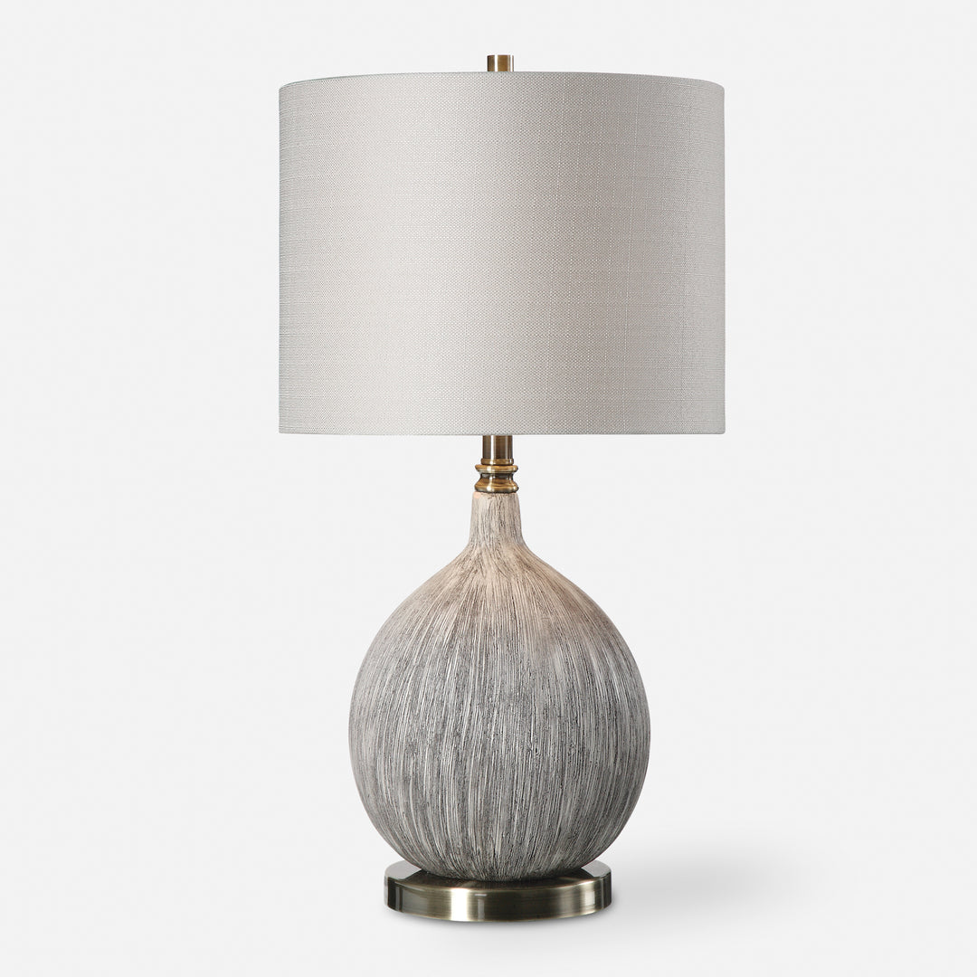 Uttermost Hedera Textured Ivory Table Lamp