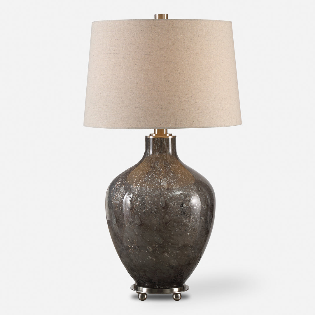 Uttermost Adria Gray Glass Lamp