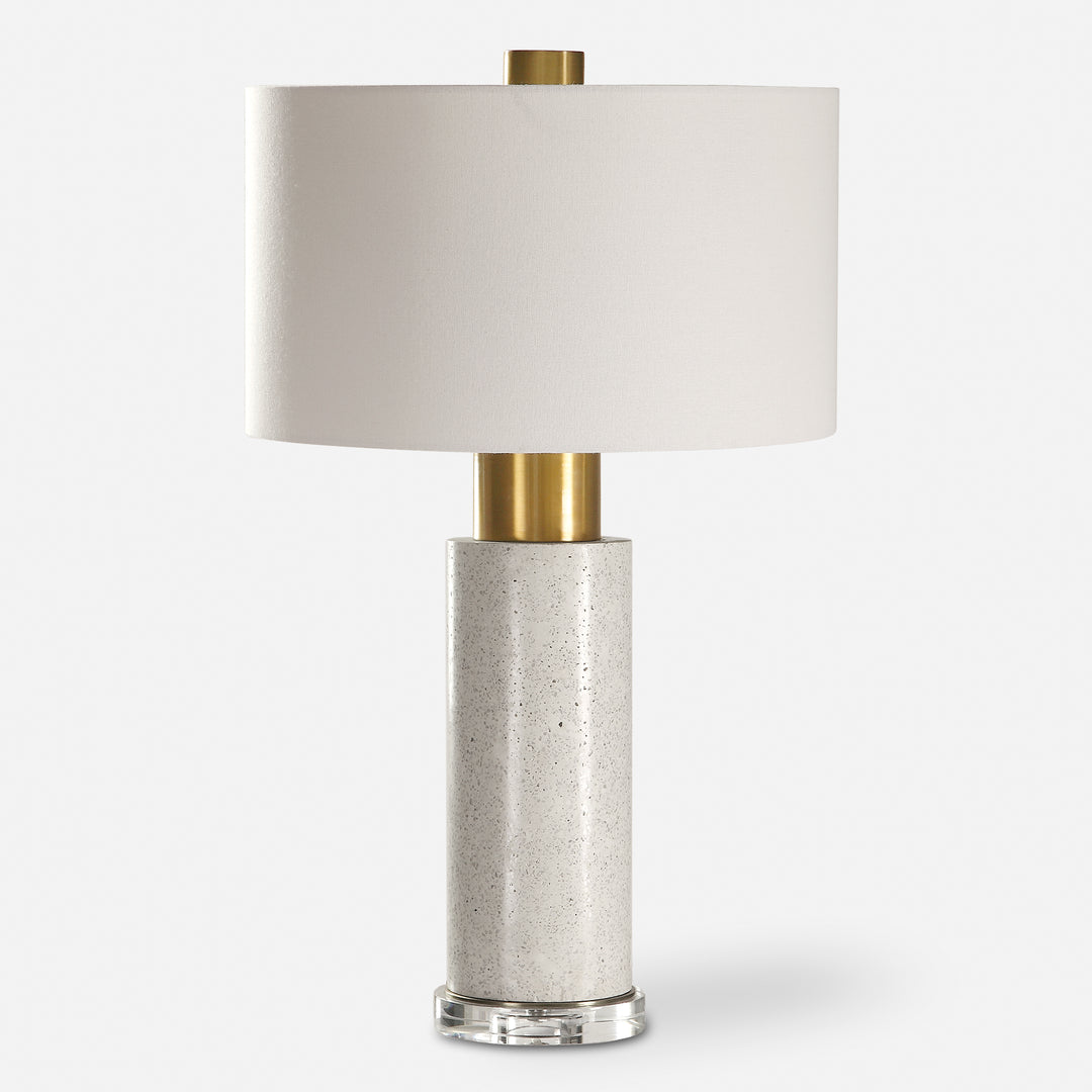 Uttermost Vaeshon Concrete Table Lamp Table Lamps Uttermost   