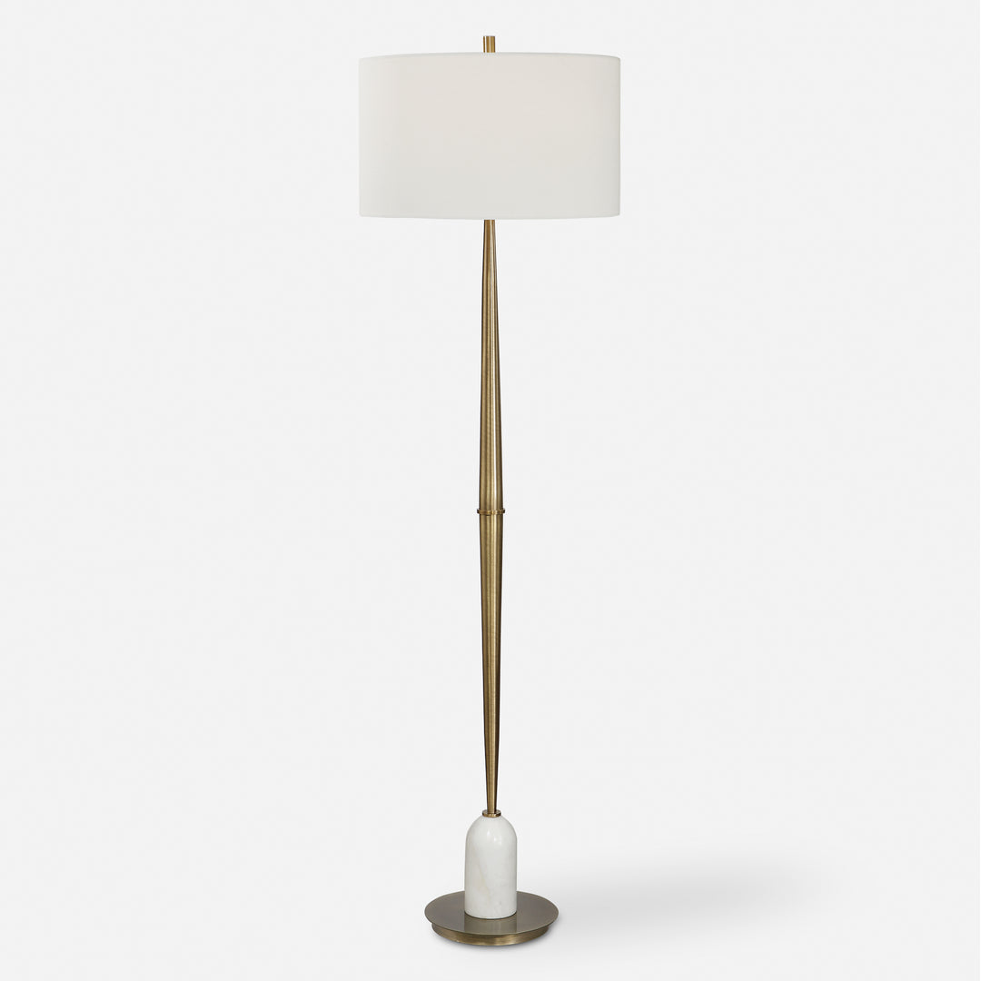 Uttermost Minette Minette Mid-Century Floor Lamp Floor Lamps Uttermost   