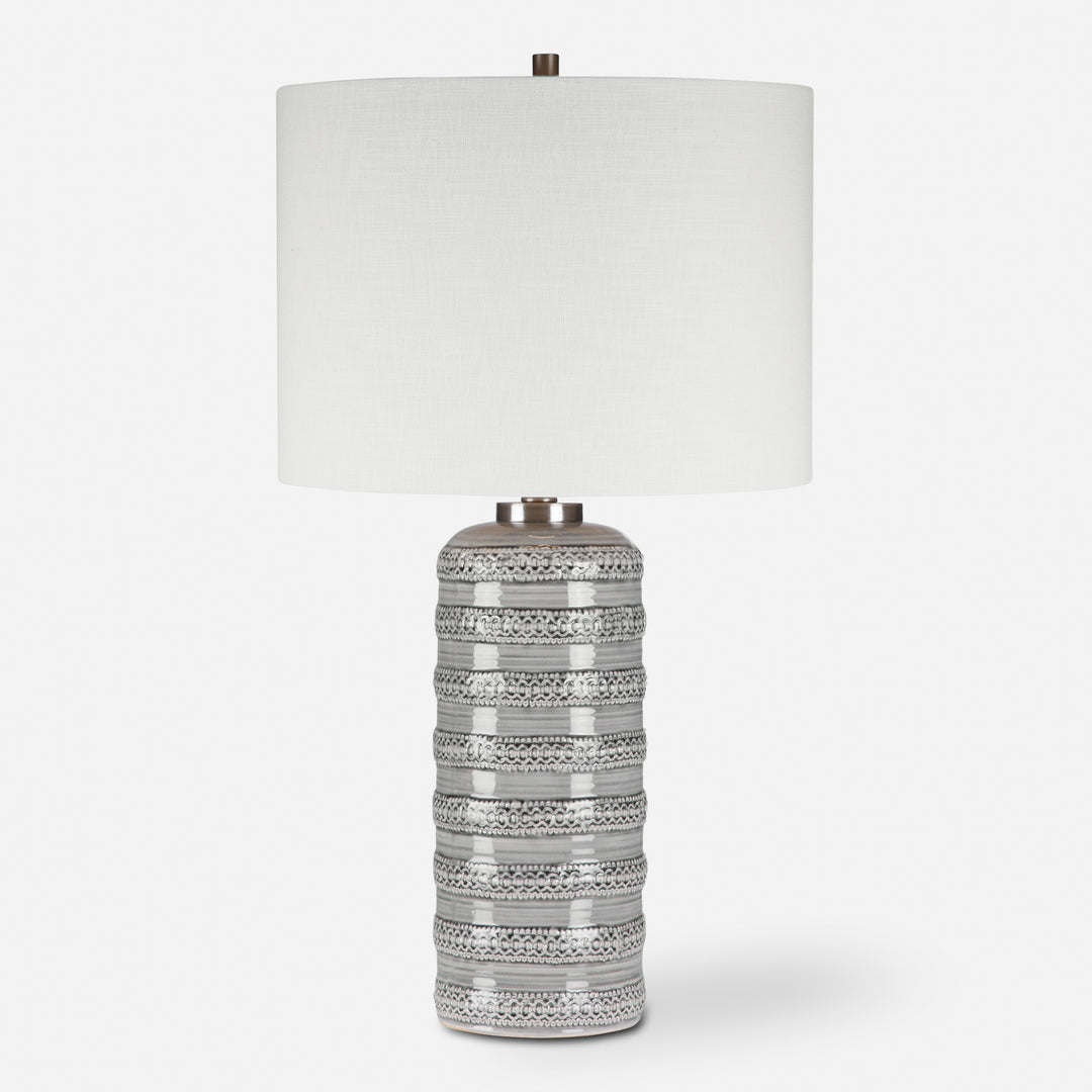 Uttermost Alenon Light Gray Table Lamp