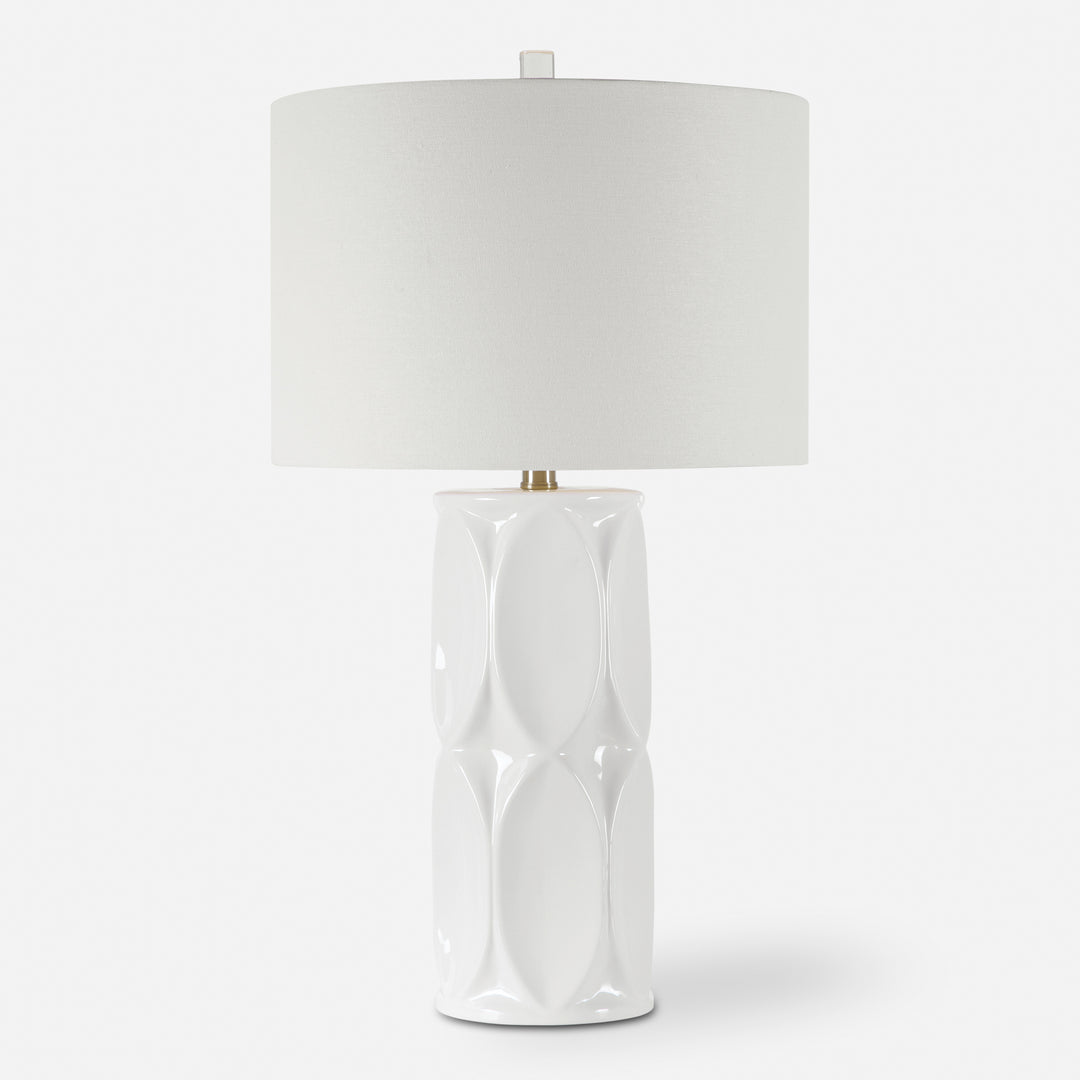 Uttermost Sinclair White Table Lamp Table Lamps Uttermost   