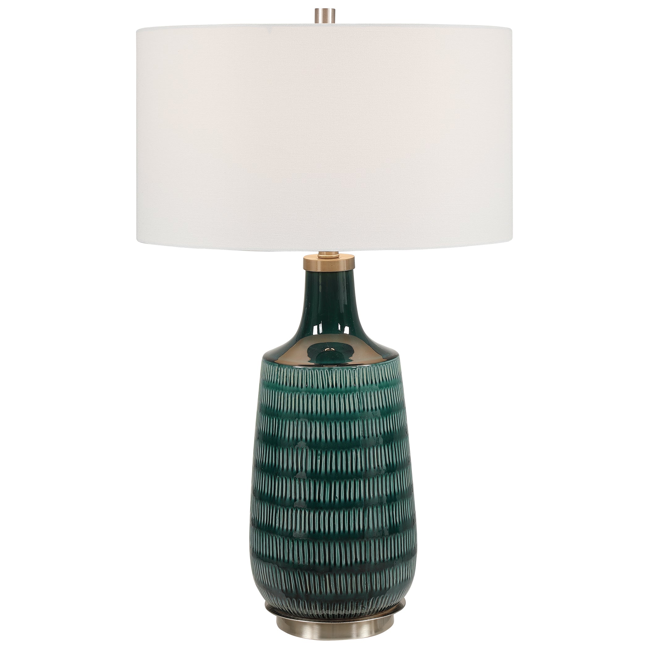 Uttermost Scouts Deep Green Table Lamp Deep Green Table Lamp Uttermost   