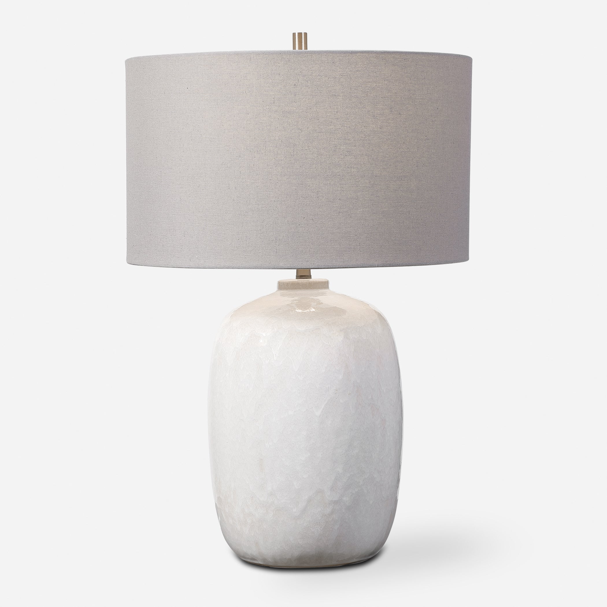 Uttermost Winterscape White / Ivory Glaze Table Lamp White / Ivory Glaze Table Lamp Uttermost   