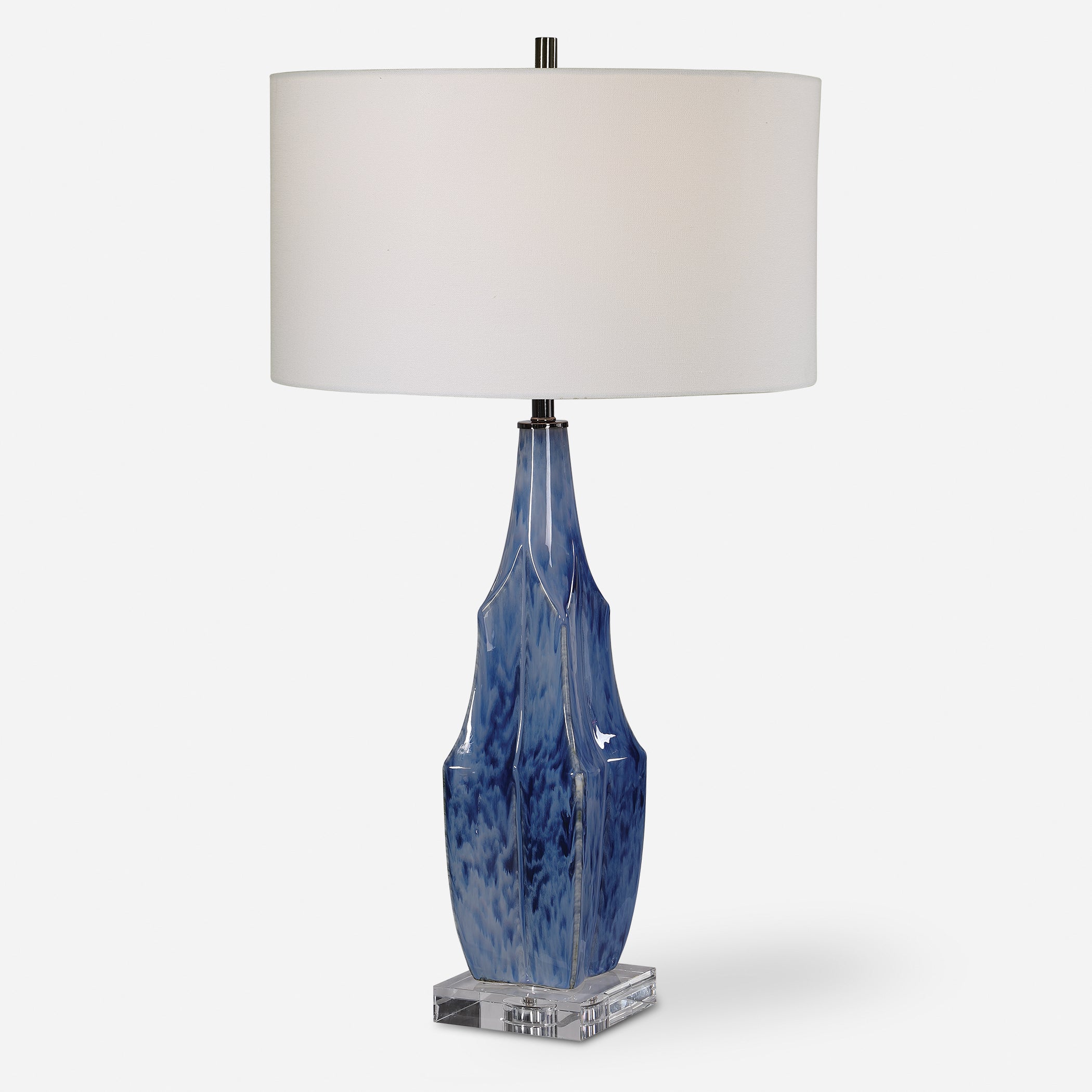 Uttermost Everard Blue Table Lamp Blue Table Lamp Uttermost   