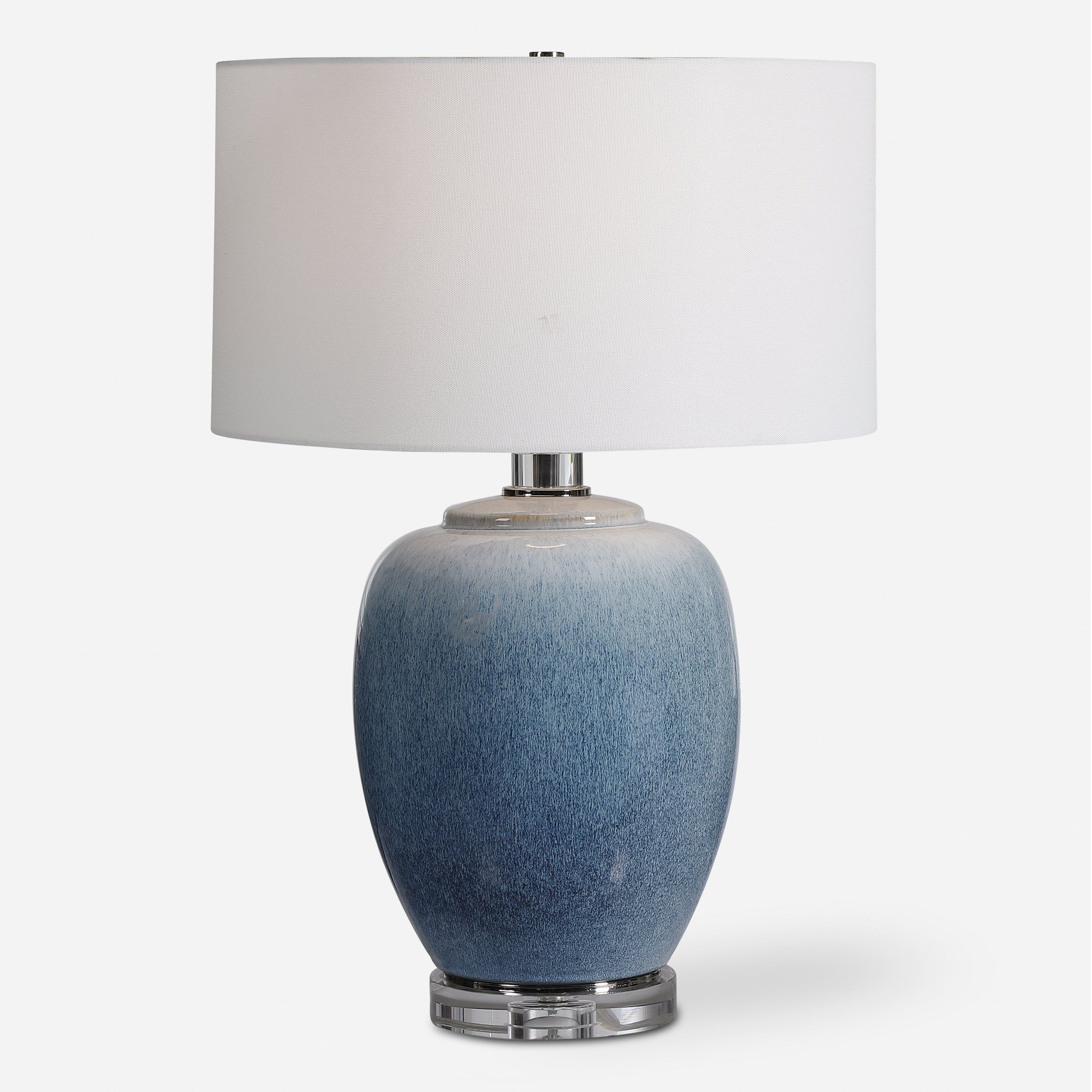 Uttermost Blue Waters Blue Ceramic Table Lamp