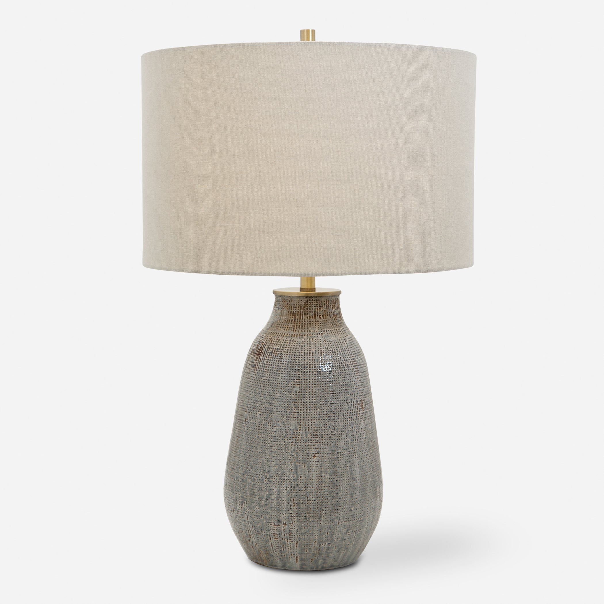 Uttermost Monacan Gray Textured Table Lamp Gray Textured Table Lamp Uttermost   