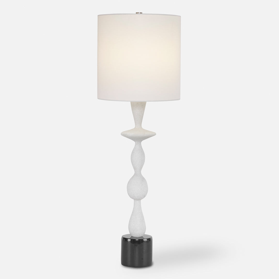 Uttermost Inverse White Marble Table Lamp Table Lamps Uttermost   