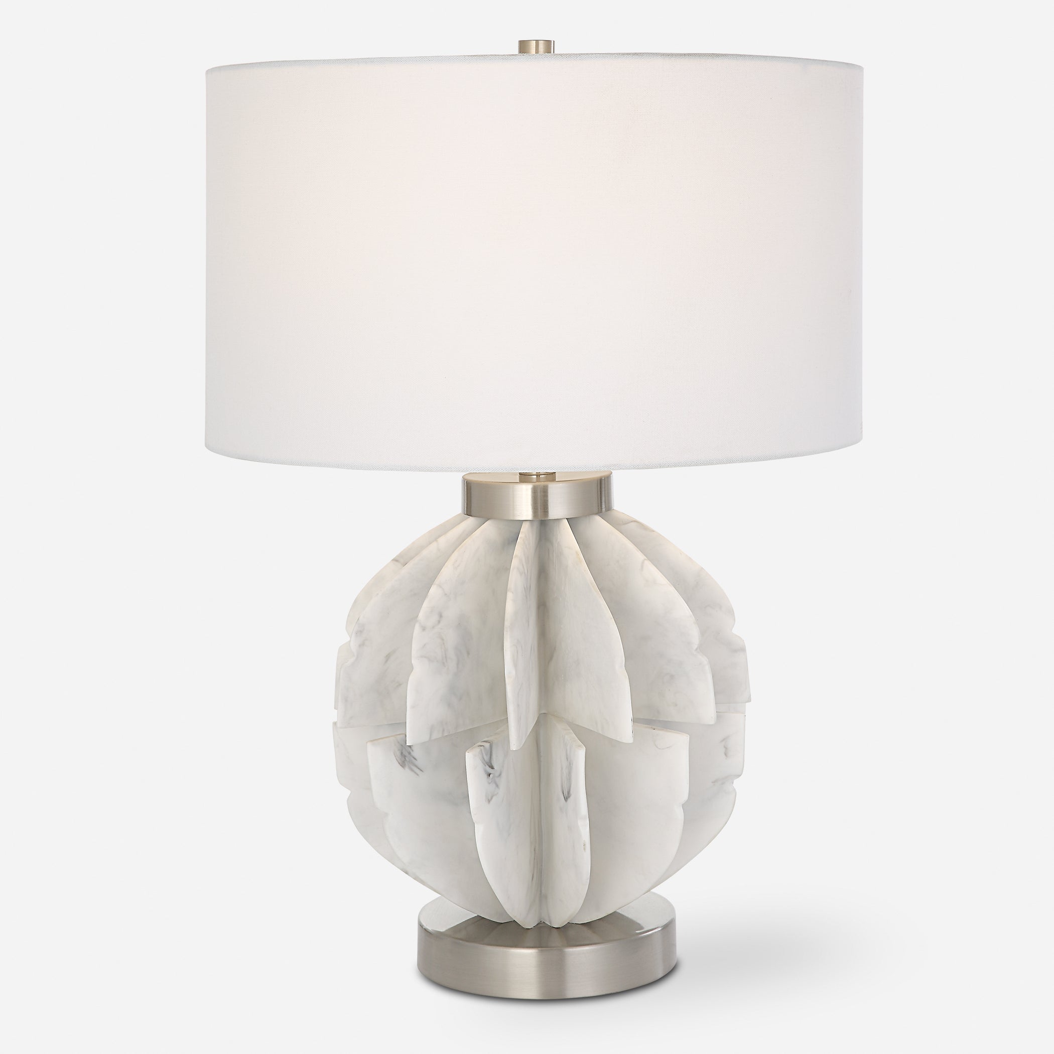 Uttermost Repetition White Marble Table Lamp White Marble Table Lamp Uttermost   
