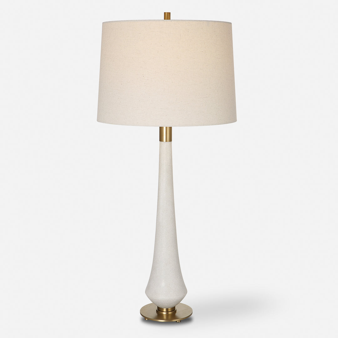 Uttermost Marille Ivory Stone Table Lamp Table Lamps Uttermost   