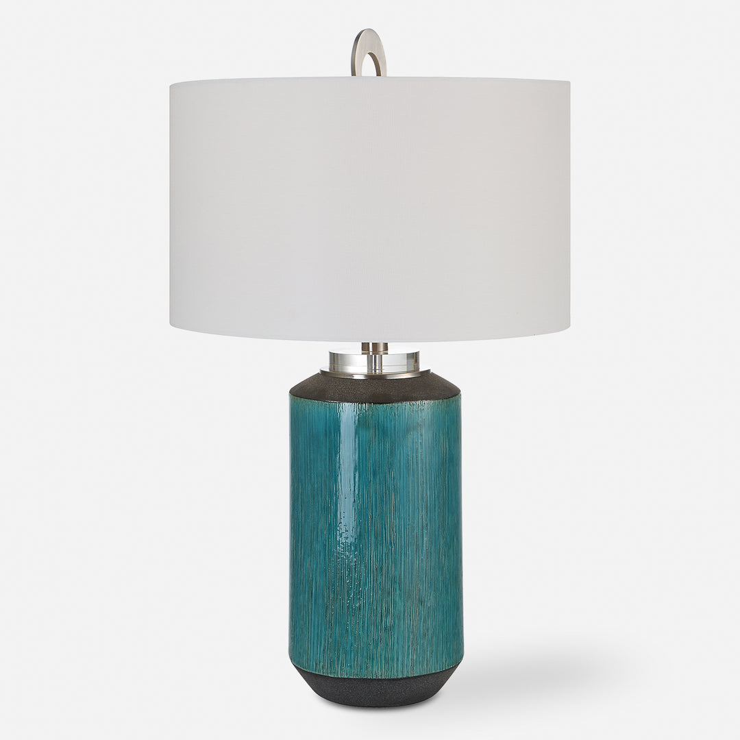 Uttermost Maui Aqua Blue Table Lamp Table Lamps Uttermost   