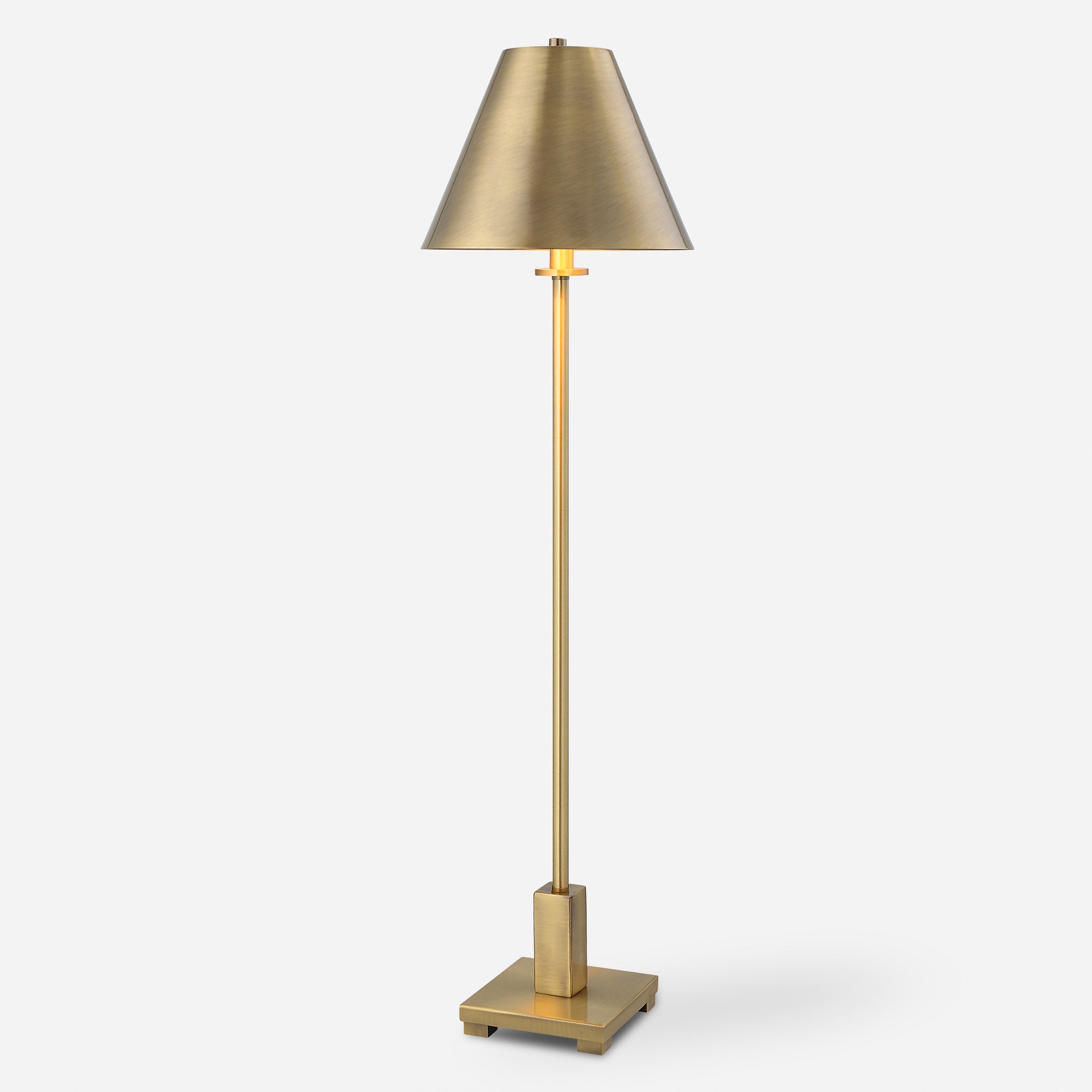 Uttermost Pilot Brass Floor Lamp Brass Floor Lamp Uttermost   