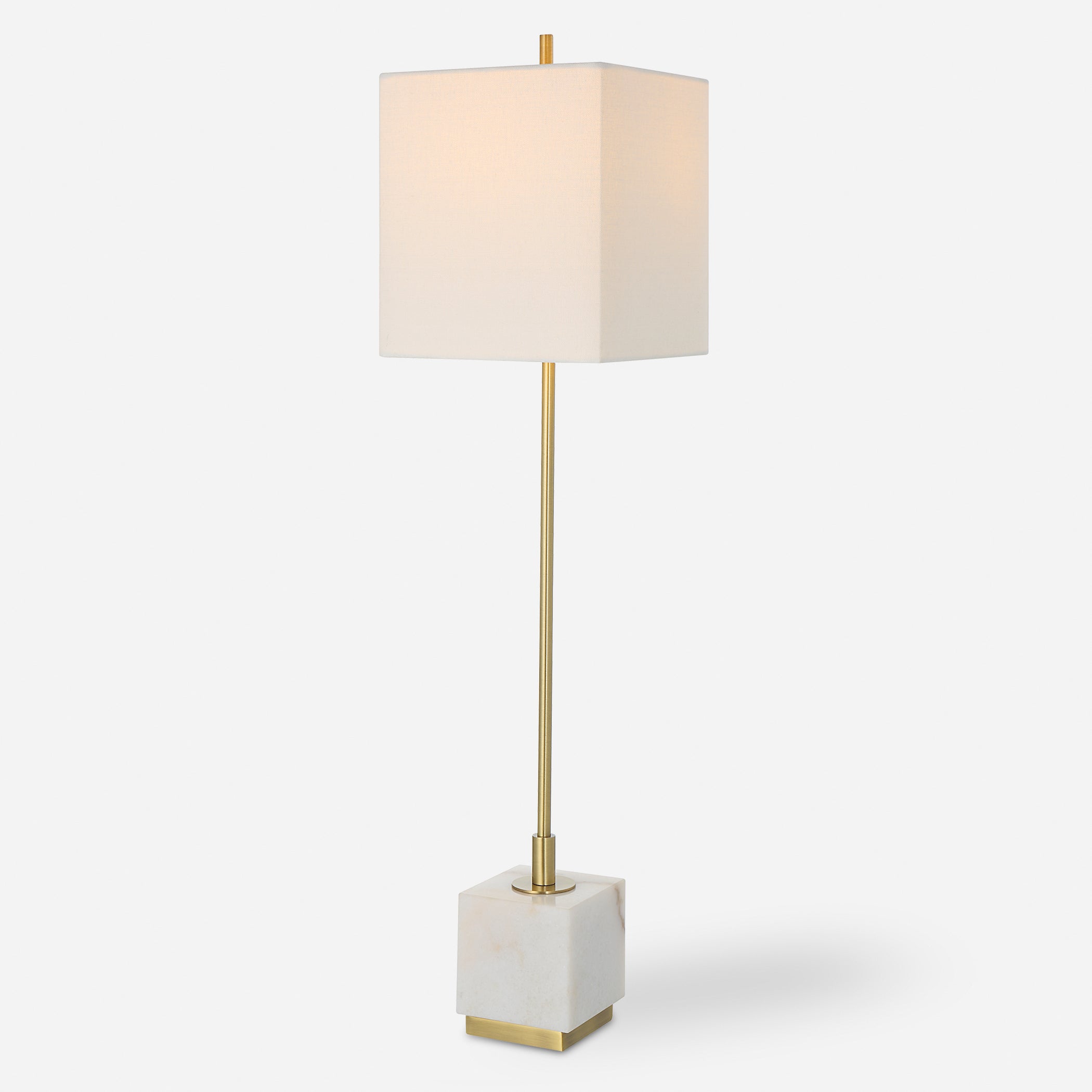 Uttermost Escort Brass Floor Lamp