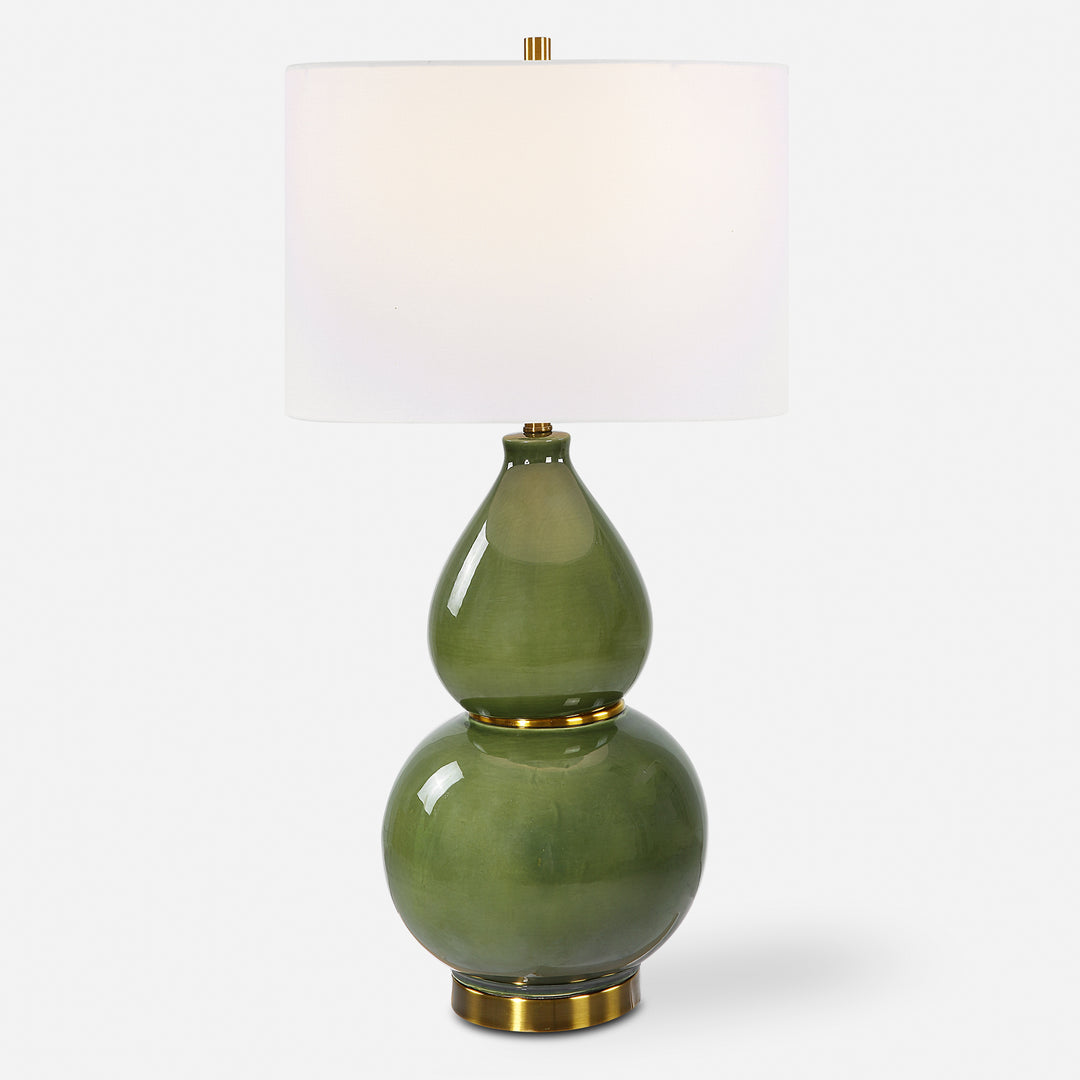 Uttermost Gourd Green Table Lamp Table Lamps Uttermost   