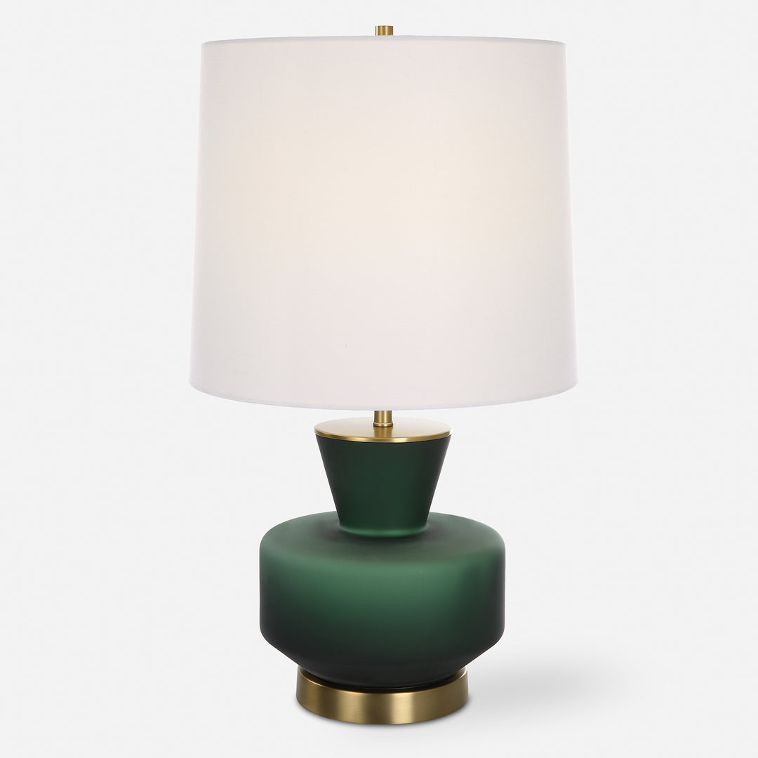 Uttermost Trentino Dark Emerald Green Table Lamp Table Lamps Uttermost   