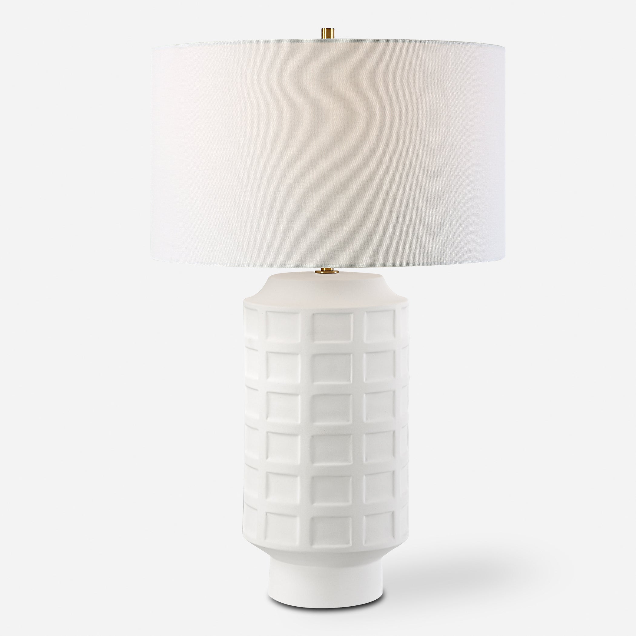 Uttermost Window White Table Lamp