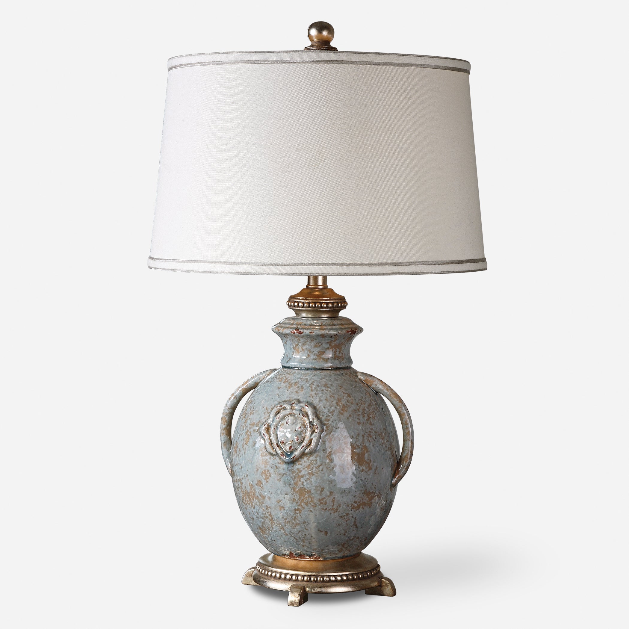 Uttermost Cancello Blue Table Lamps