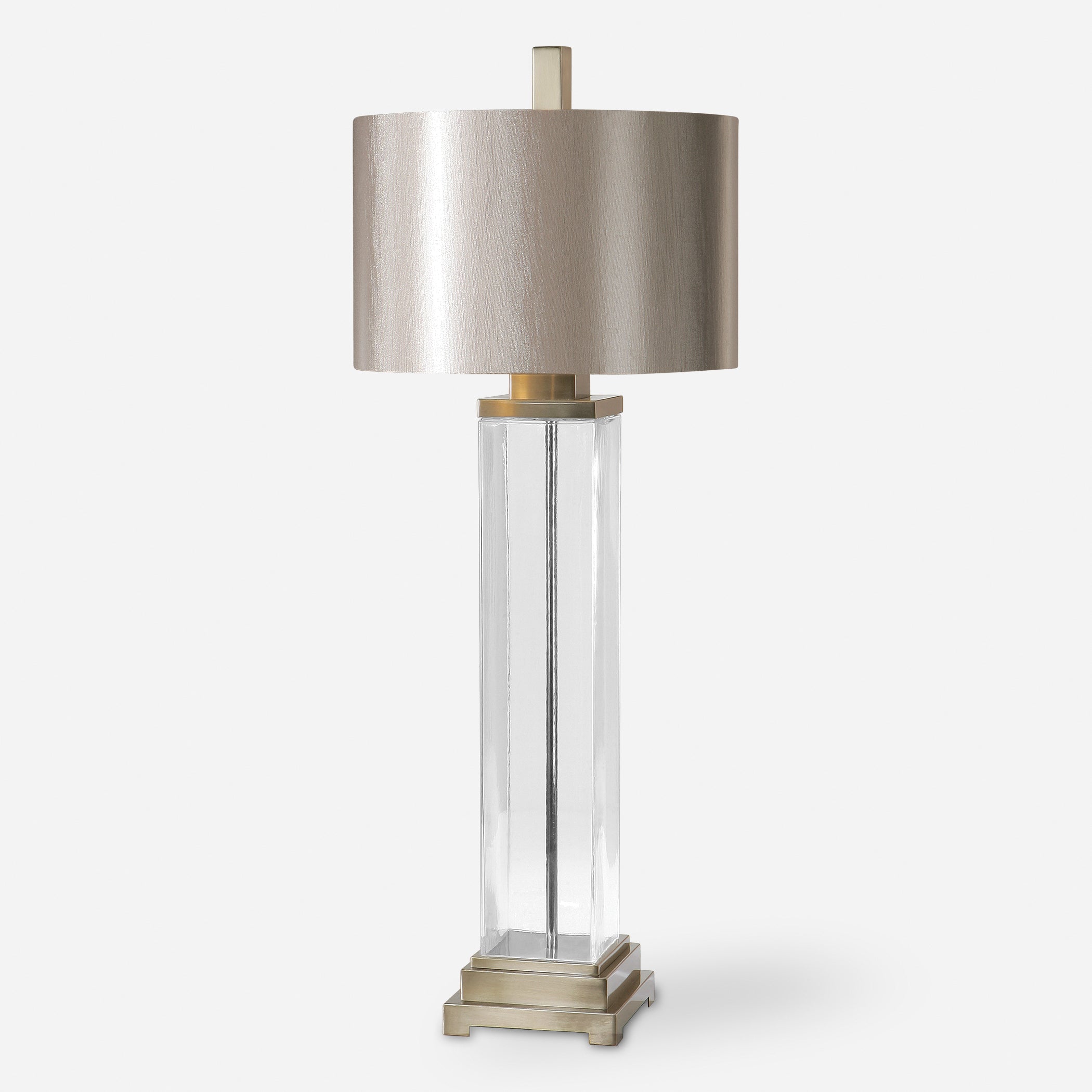 Uttermost Drustan Clear Glass Table Lamps