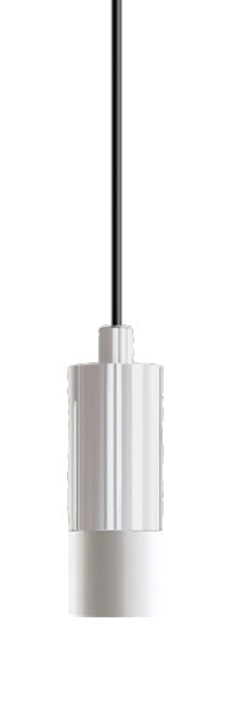 Blackjack Lighting Short Frosted Light Guide Pendant Pendants Blackjack Lighting 1" White 