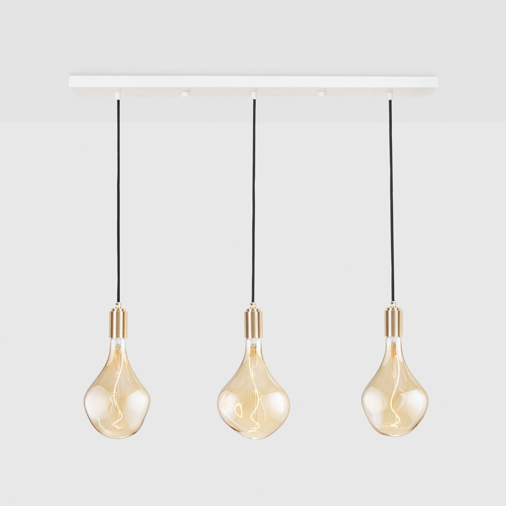 Tala Linear Triple Pendant - Voronoi II - Model LP-WHT-SET-BP-02-US