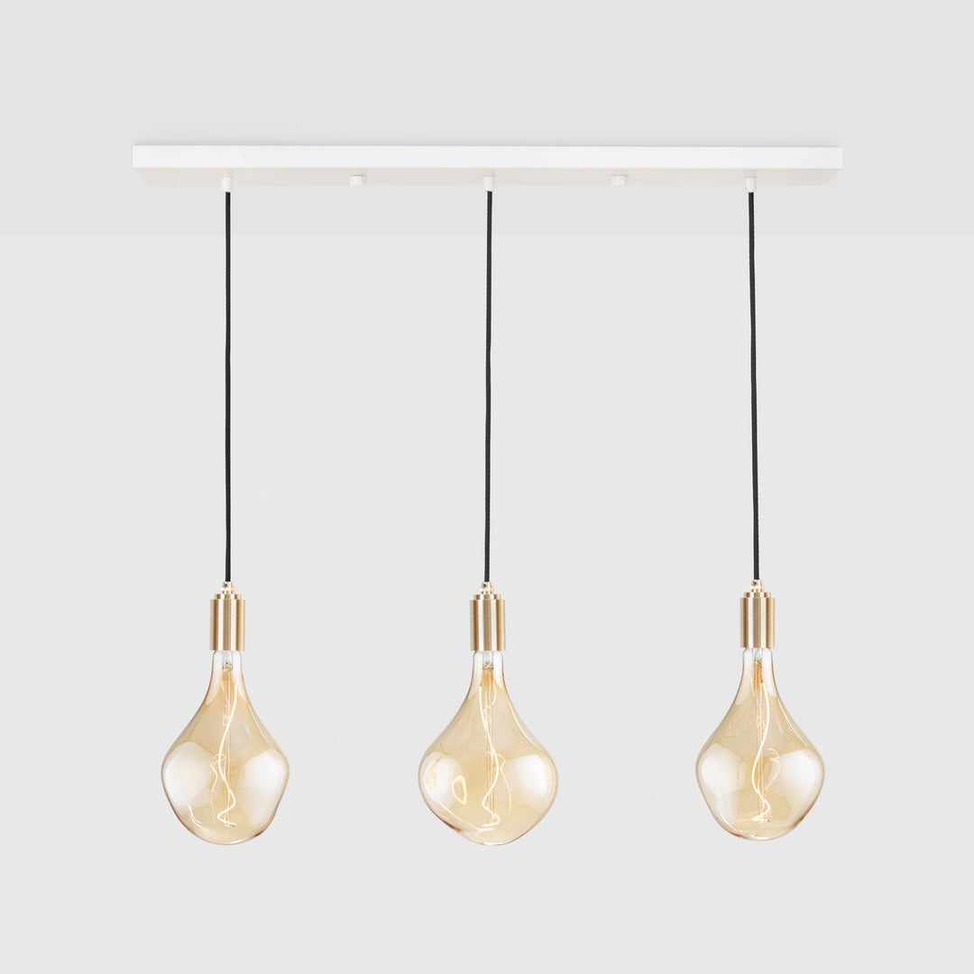 Tala Linear Triple Pendant - Voronoi II - Model LP-WHT-SET-BP-02-US
