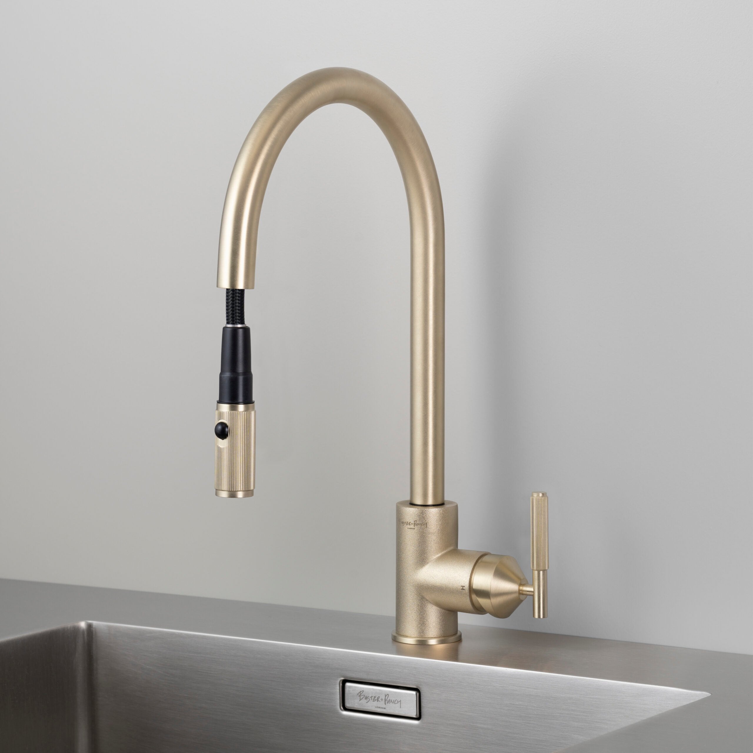 Buster + Punch Dual Spray Pull-Out Mixer Kitchen Faucet – Made in
