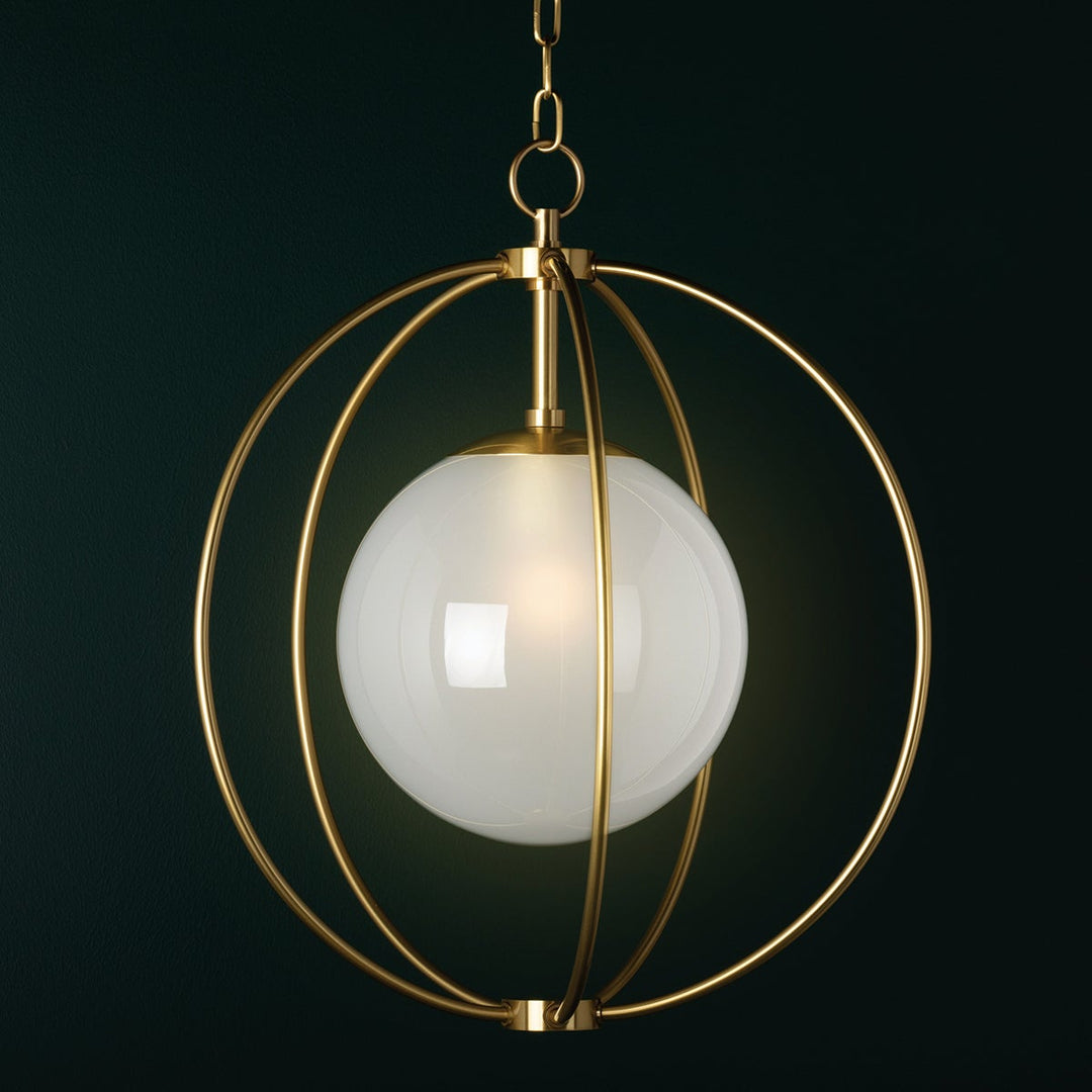 Mitzi Lyla Pendant Chandeliers Mitzi Aged Brass 8.25x18.5x21.5 