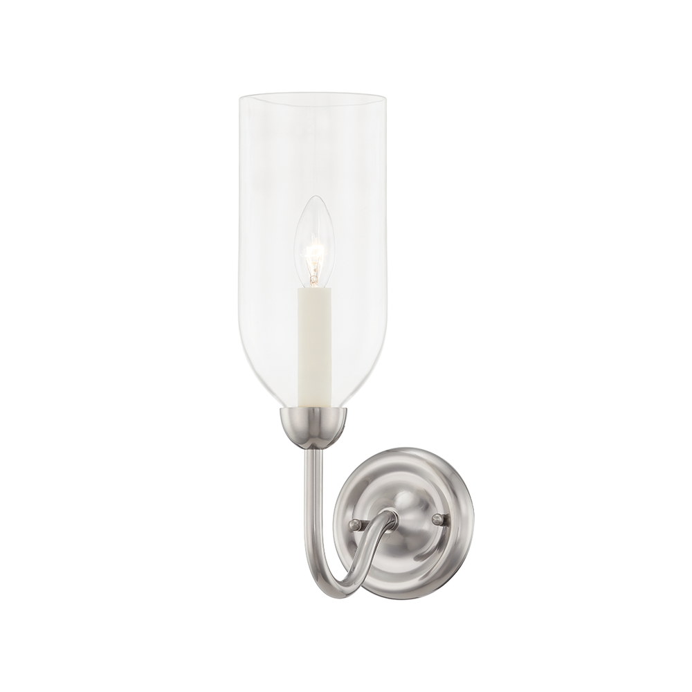 Hudson Valley Lighting Classic No.1 Wall Sconce Wall Sconces Hudson Valley Lighting Historic Nickel  