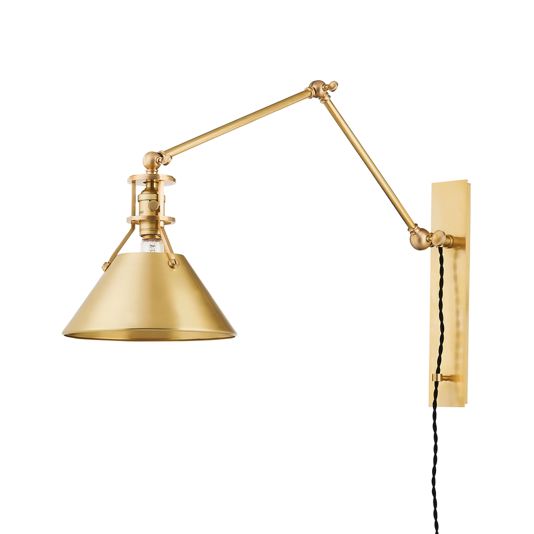 Hudson Valley Lighting Metal No. 2 Plug-in Sconce