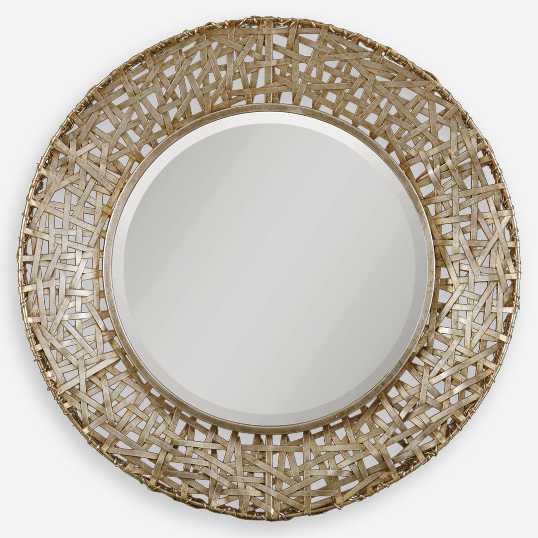 Uttermost Alita Modern Round Sunburst Mirrors