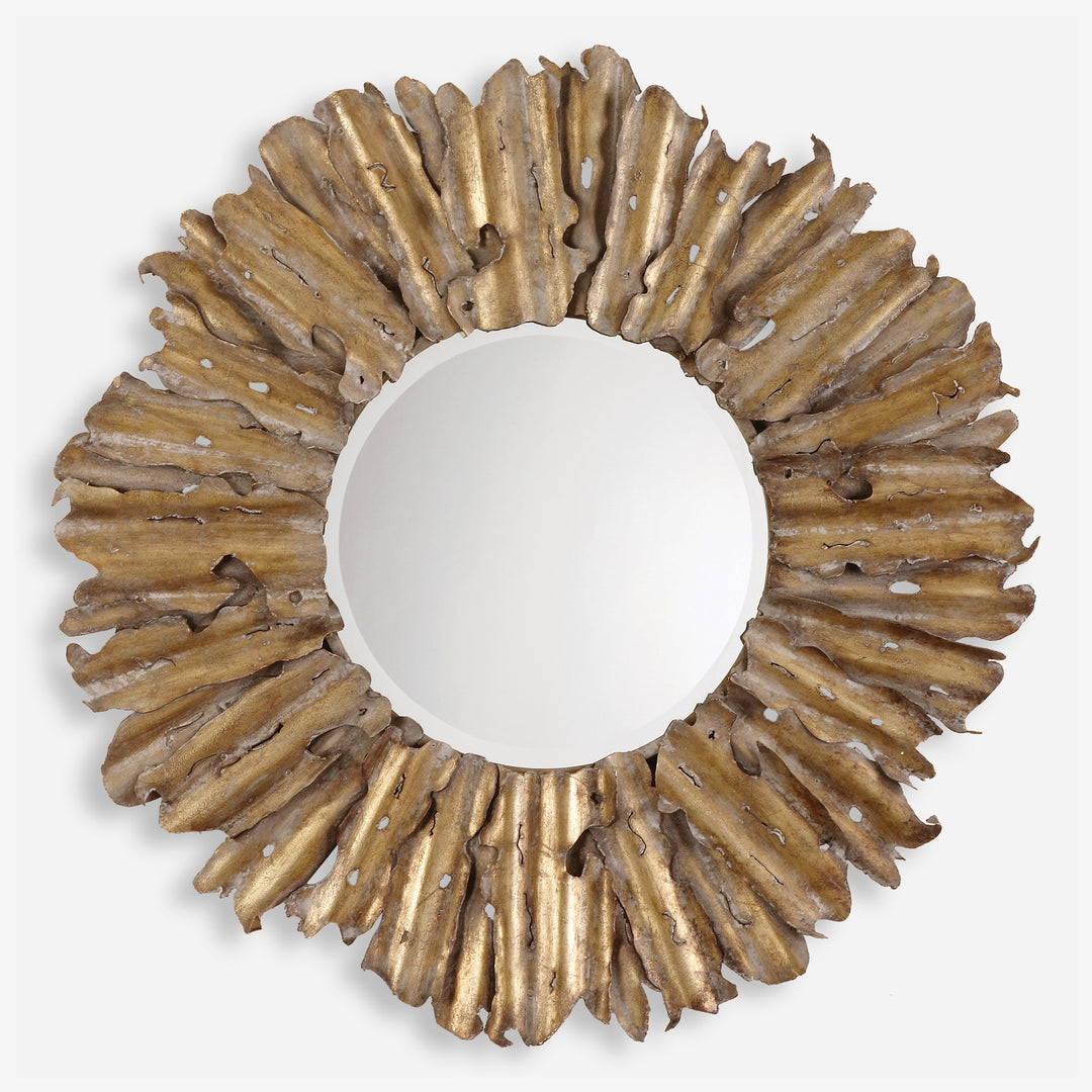 Uttermost Hemani Modern Round Sunburst Mirrors Mirrors Uttermost   