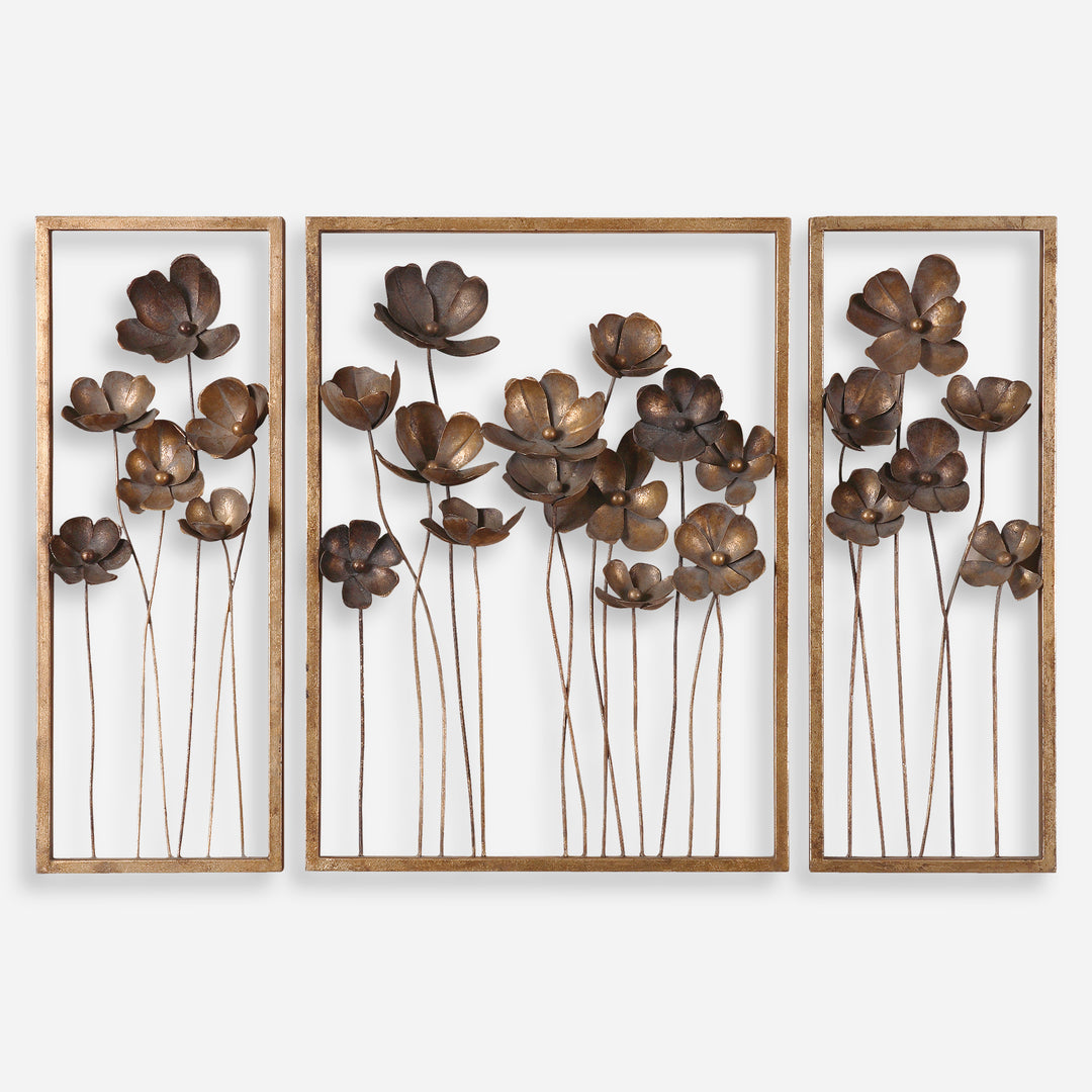 Uttermost Metal Tulips Wall Art Wall Decor Uttermost   