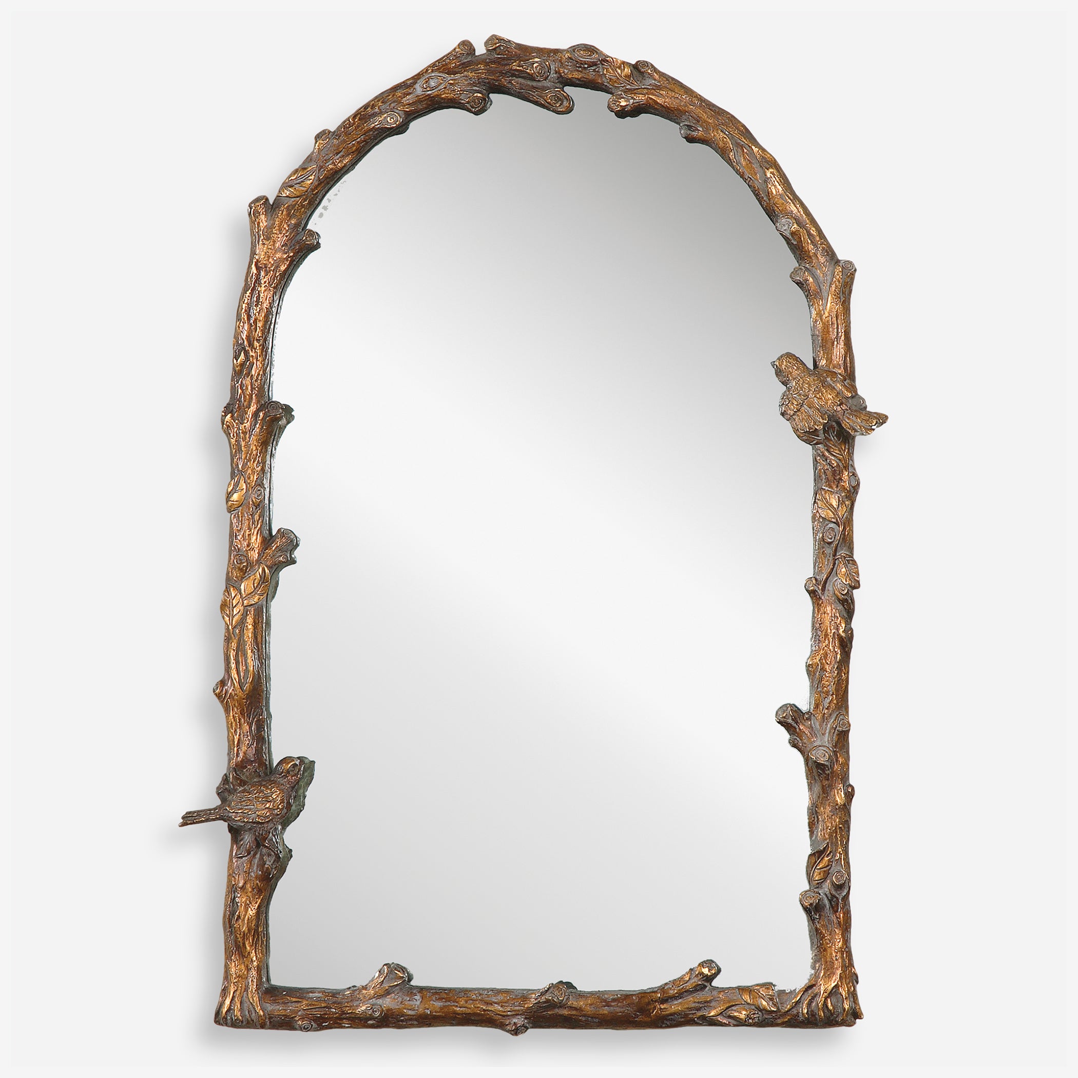 Uttermost Paza Gold Vanity Arch Mirrors