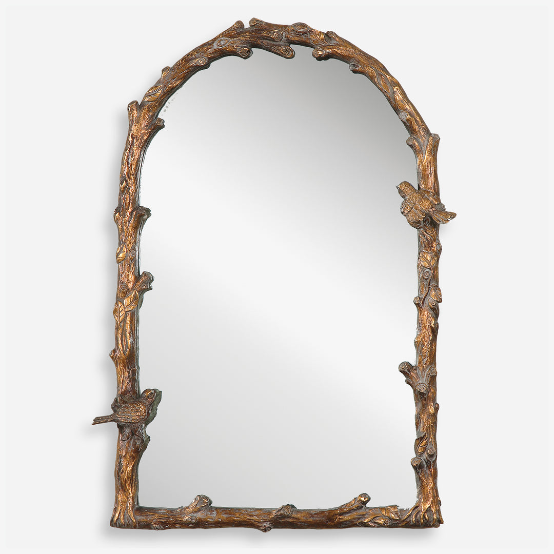 Uttermost Paza Gold Vanity Arch Mirrors Mirrors Uttermost   