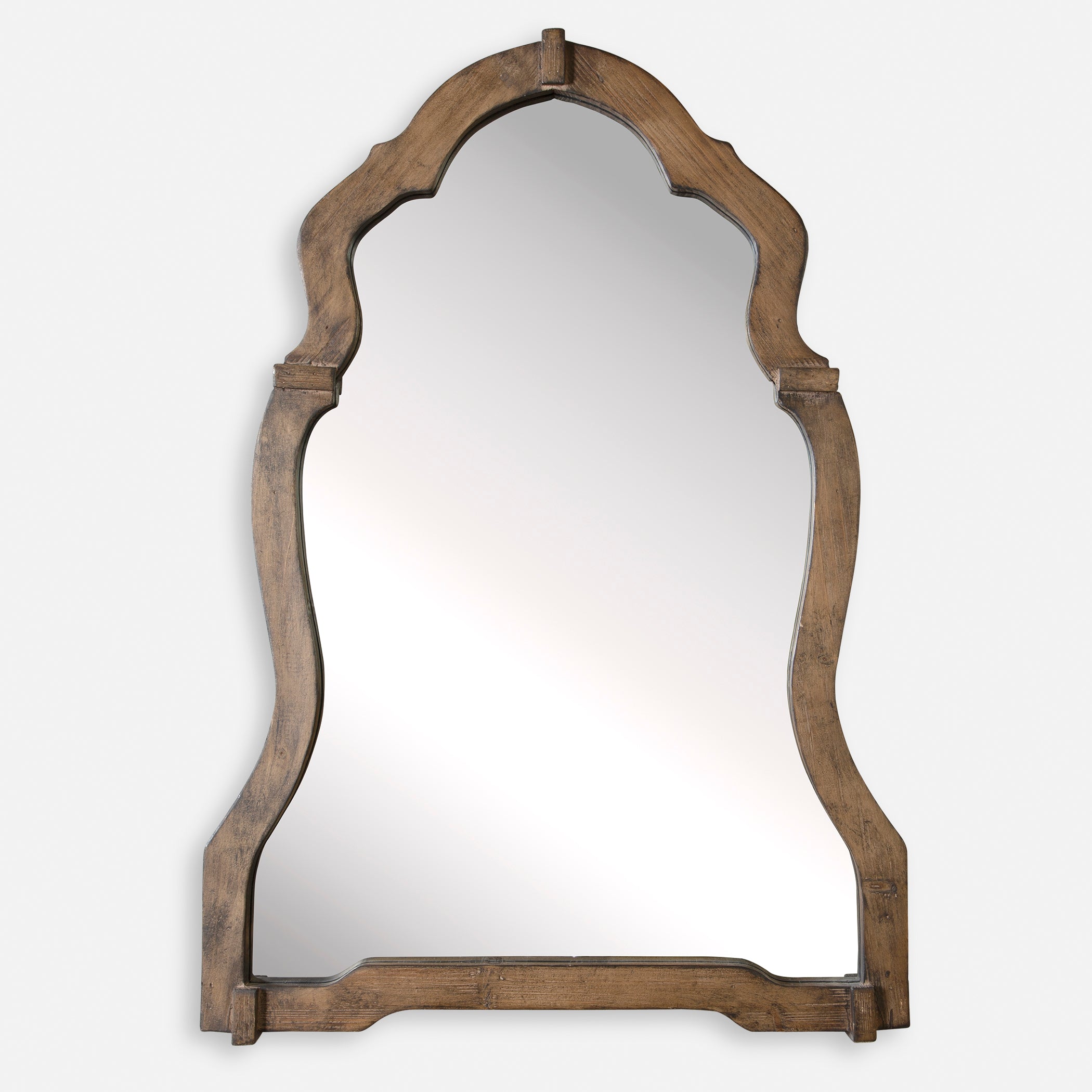 Uttermost Agustin Wood Arch Mirrors Wood Arch Mirrors Uttermost   