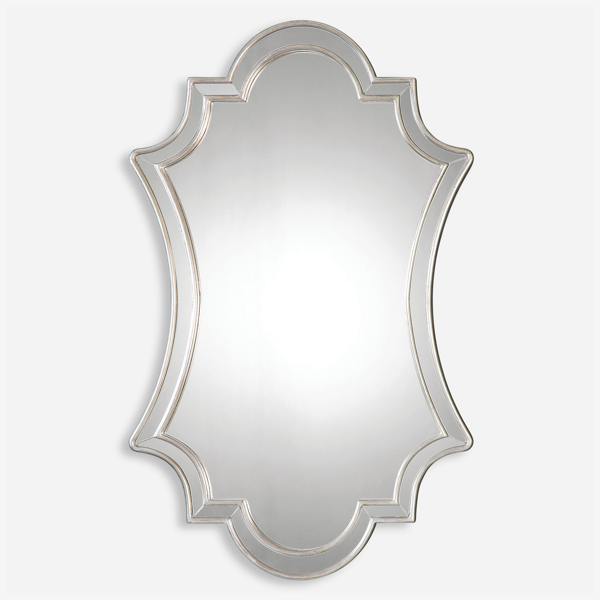 Uttermost Elara Antiqued Silver Wall Mirrors