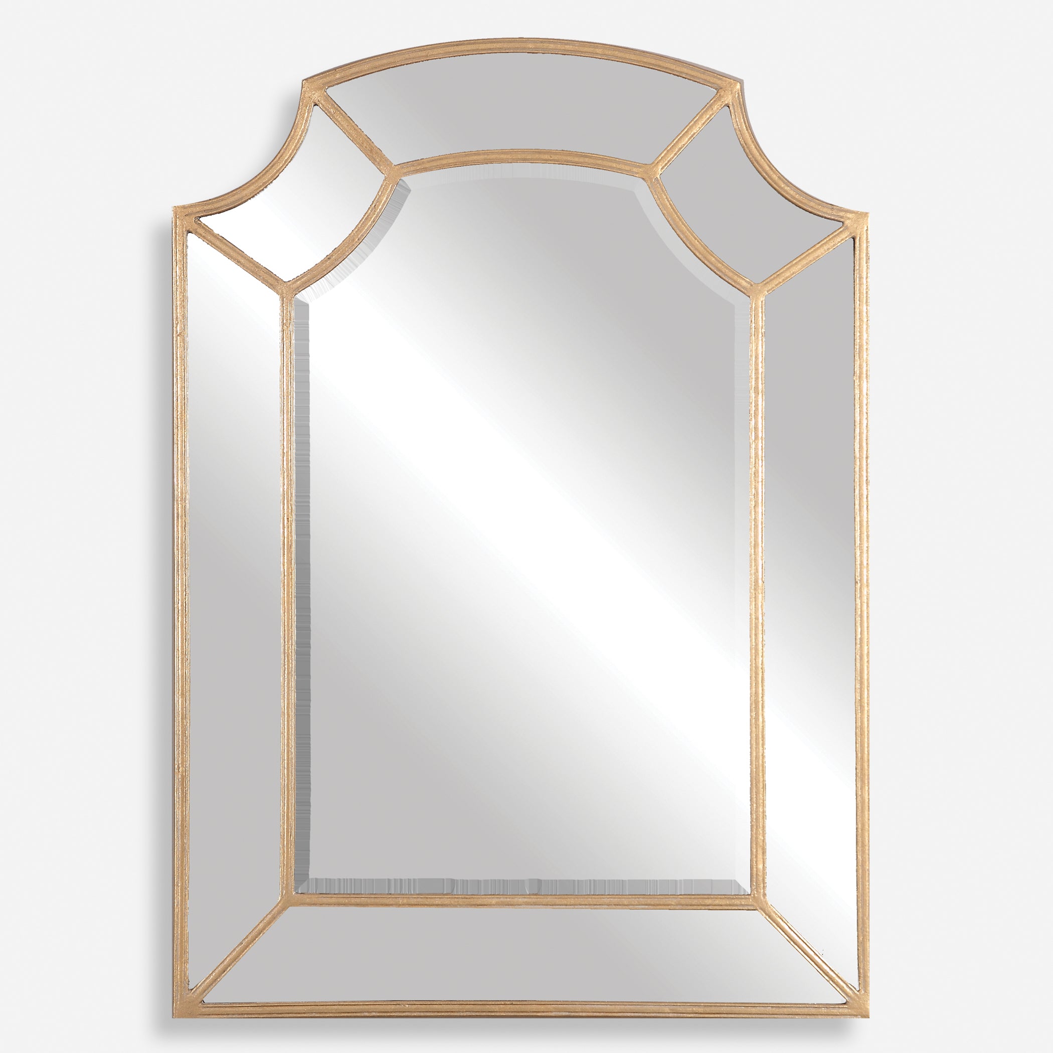 Uttermost Francoli Gold Metal Arch Mirrors