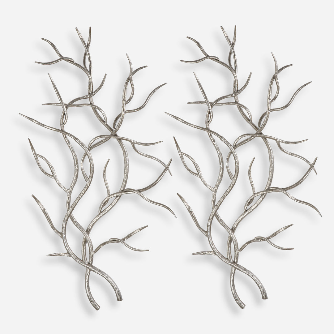 Uttermost Silver Branches Wall Art Wall Decor Uttermost   