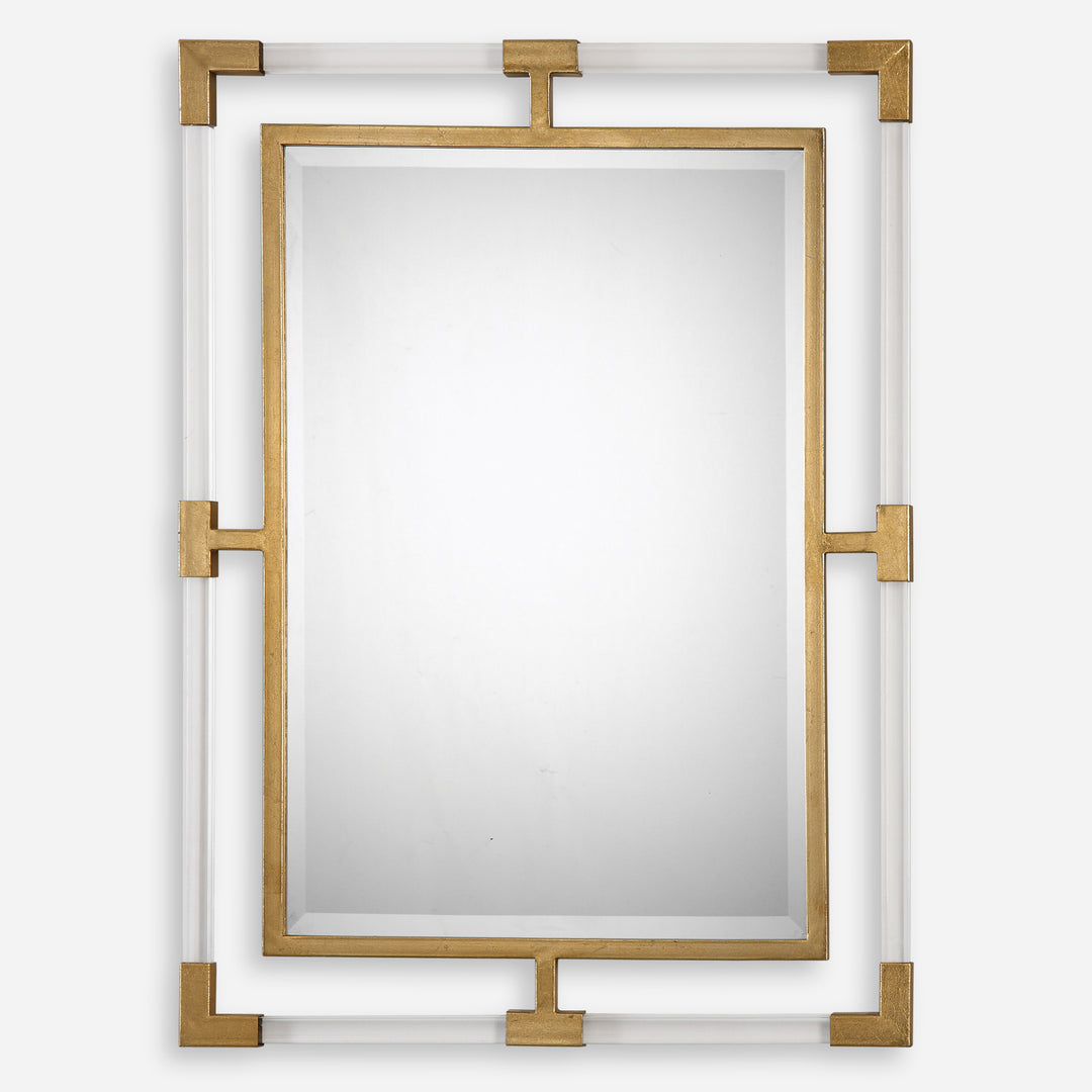 Uttermost Balkan Modern Gold Wall Mirror