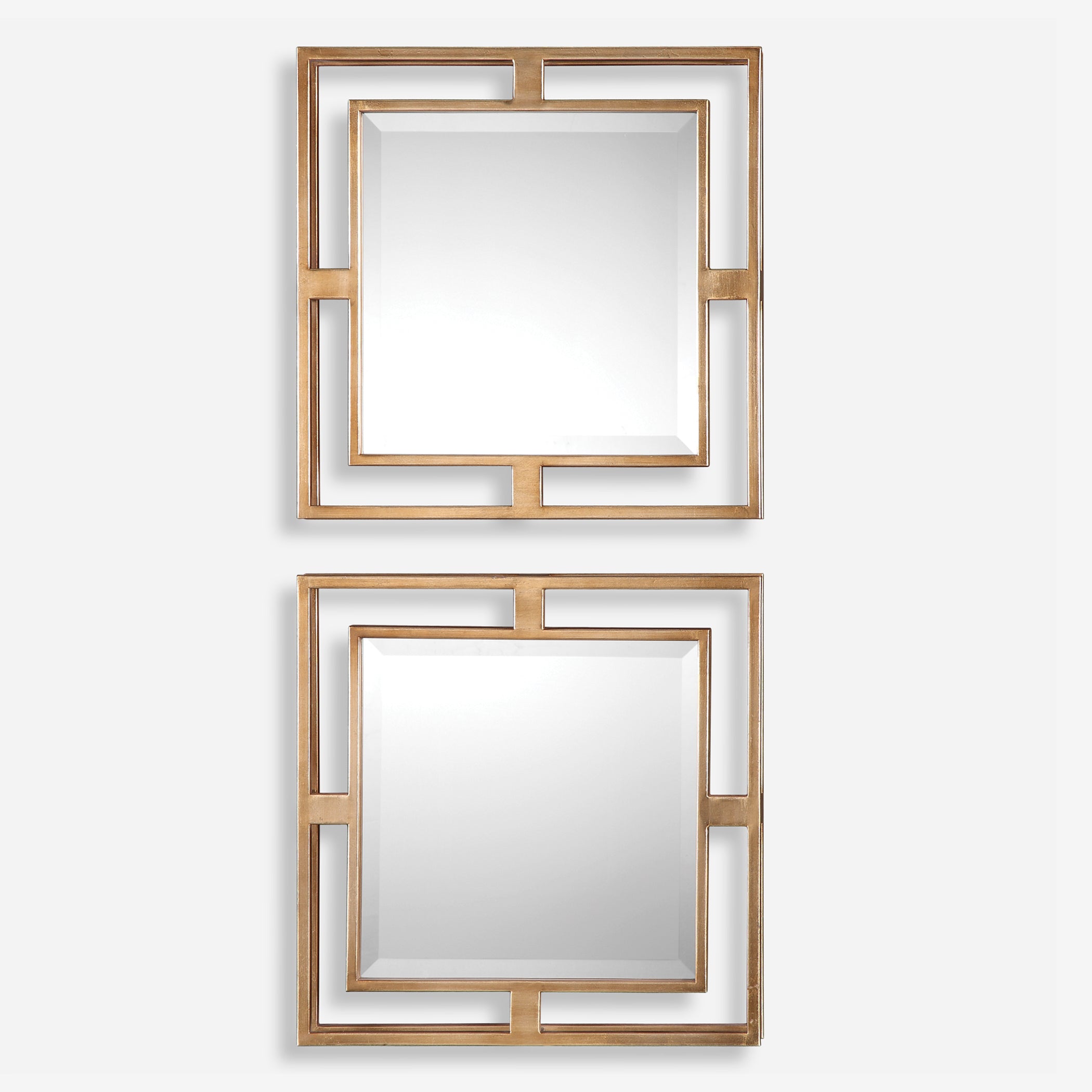 Uttermost Allick Gold Square Mirrors